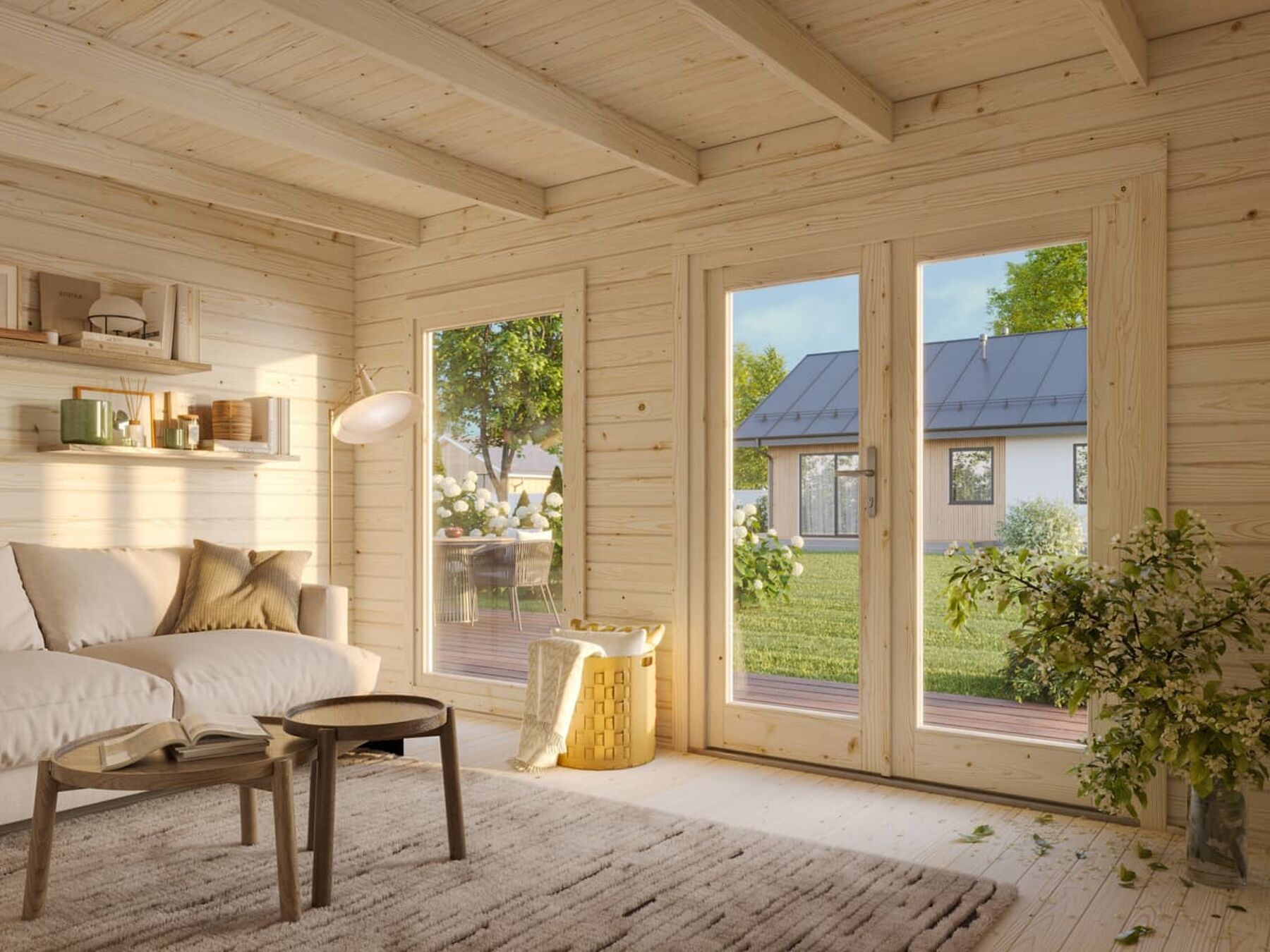 Gartenhaus Heidi 11,7 m² Transparent 