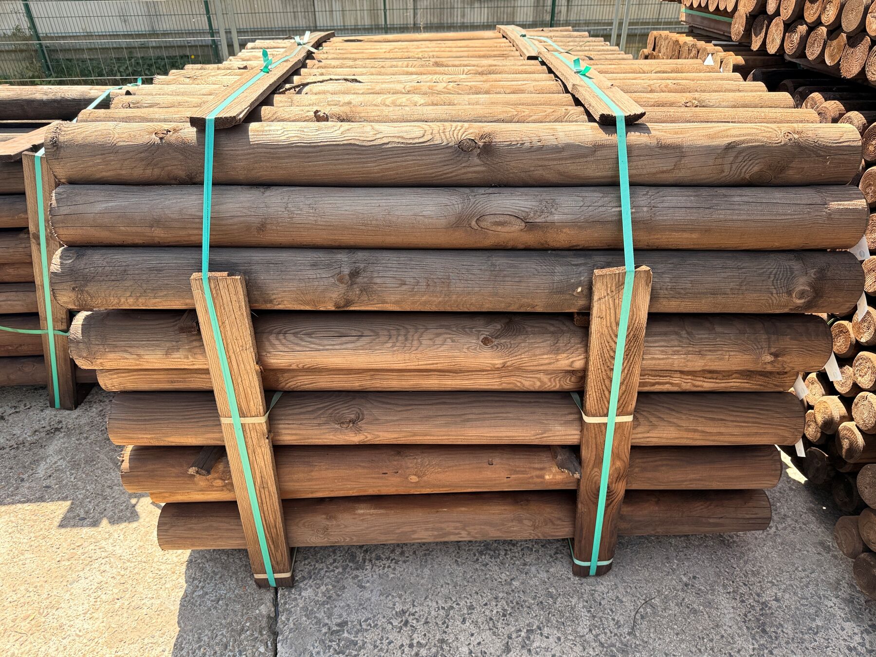 holzstämme, rundholz, stämme, holzblock, holzbau