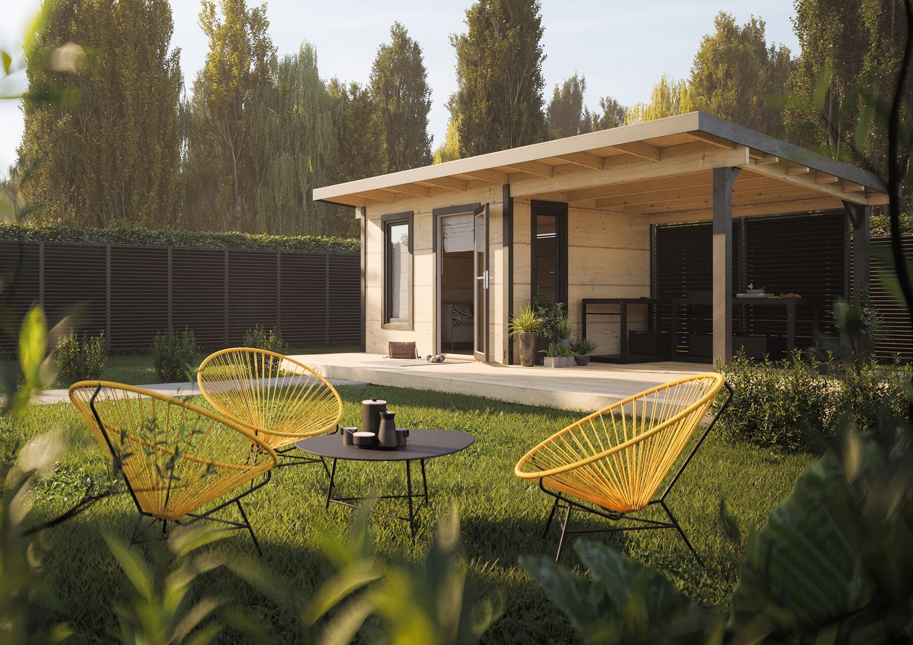 Gras, Terrasse, Rasen, Hinterhof, Veranda