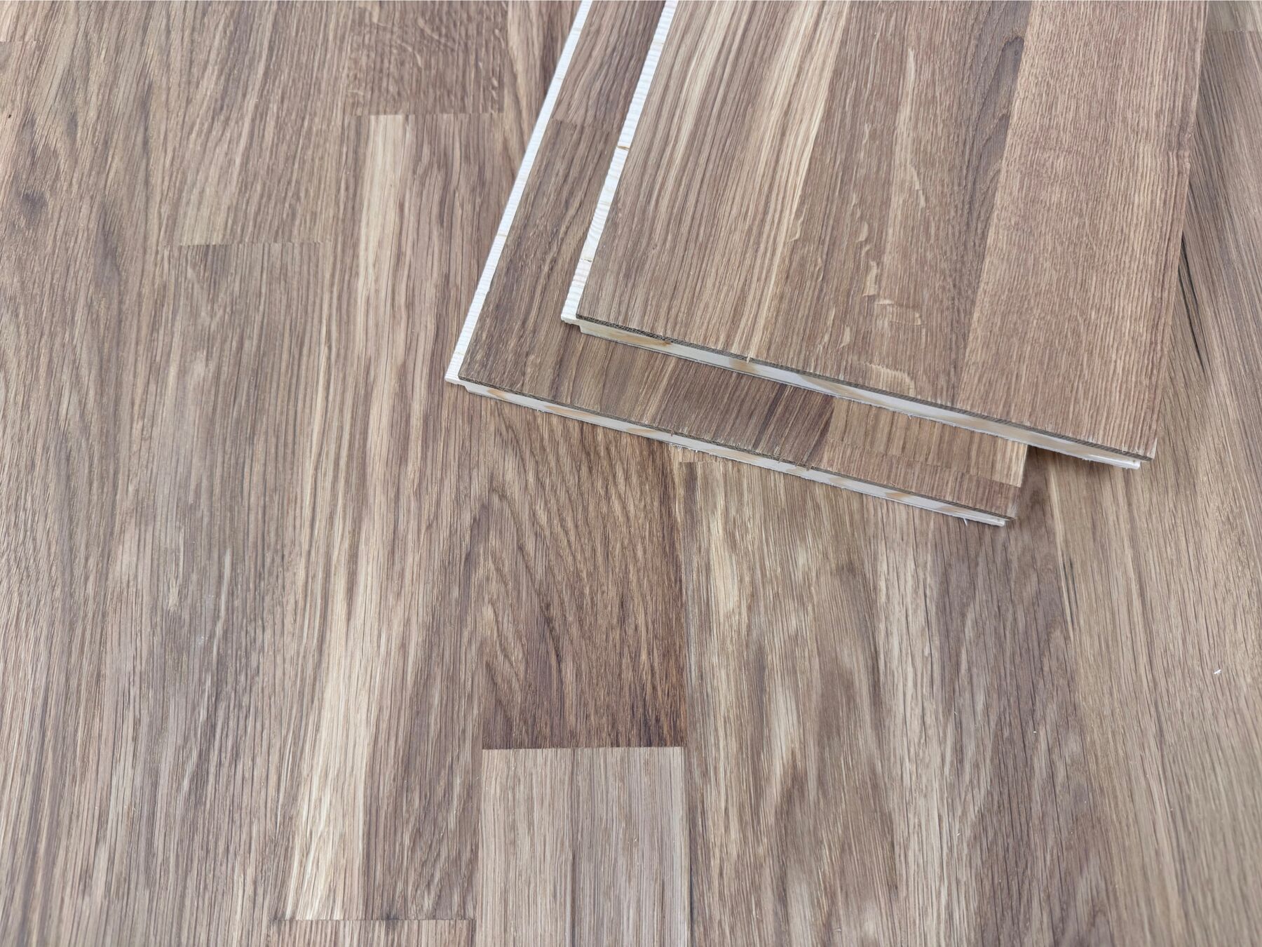 Parkett Eiche Schiffsboden Natur weiß geölt, 2390 x 198 x 14 mm