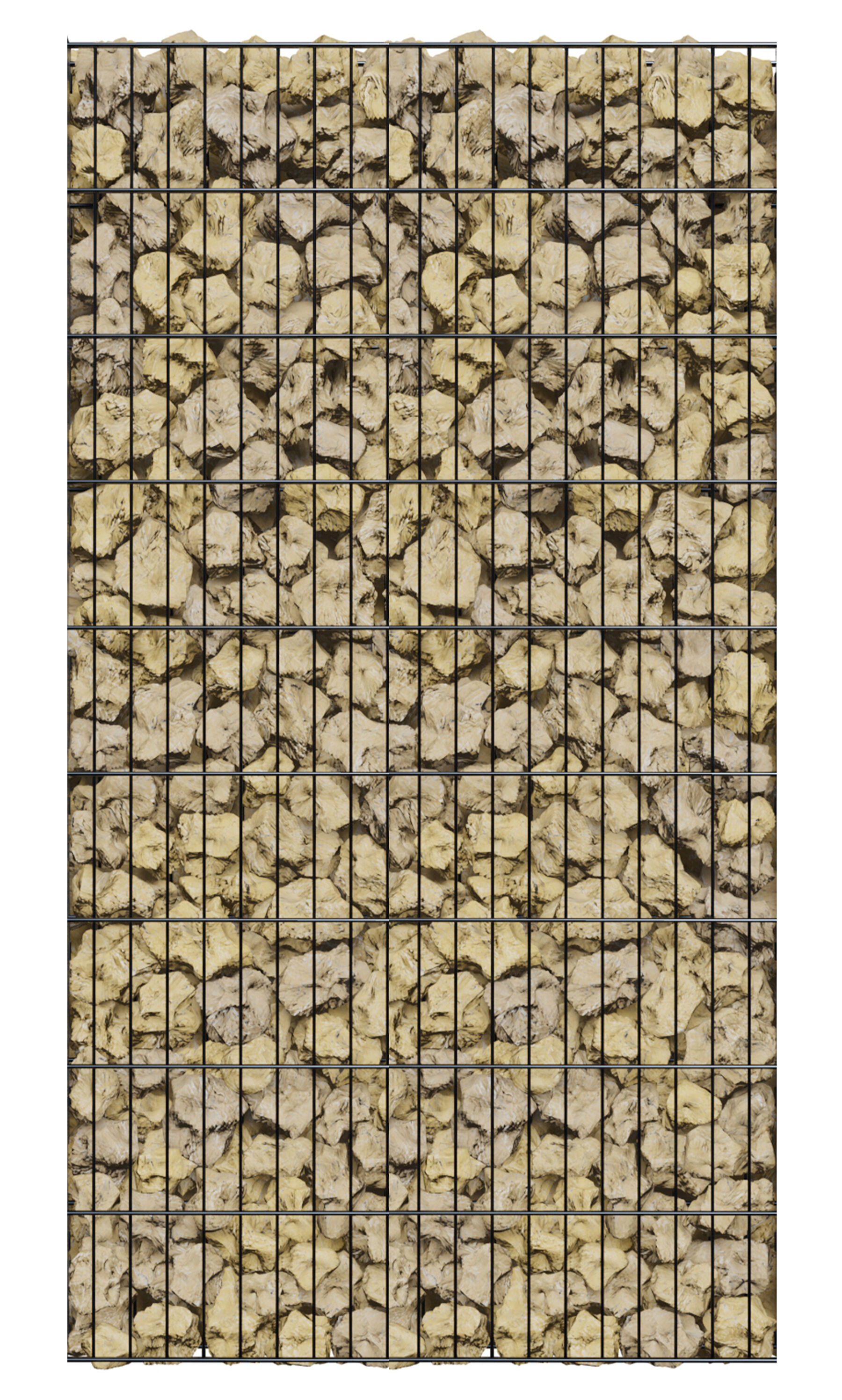 Gabionenzaun, Anthrazit 800 x 1800