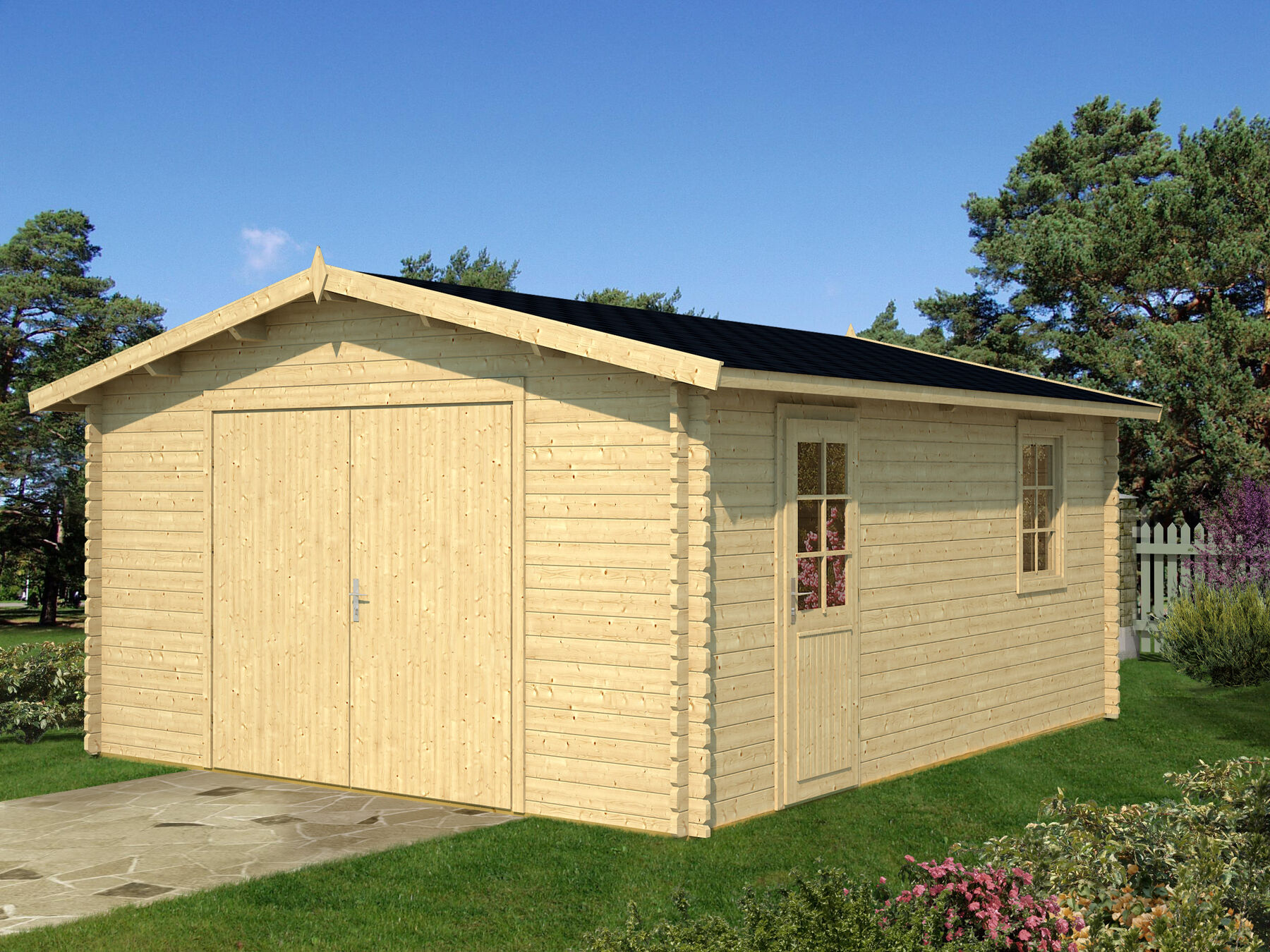 Holzgarage B 40