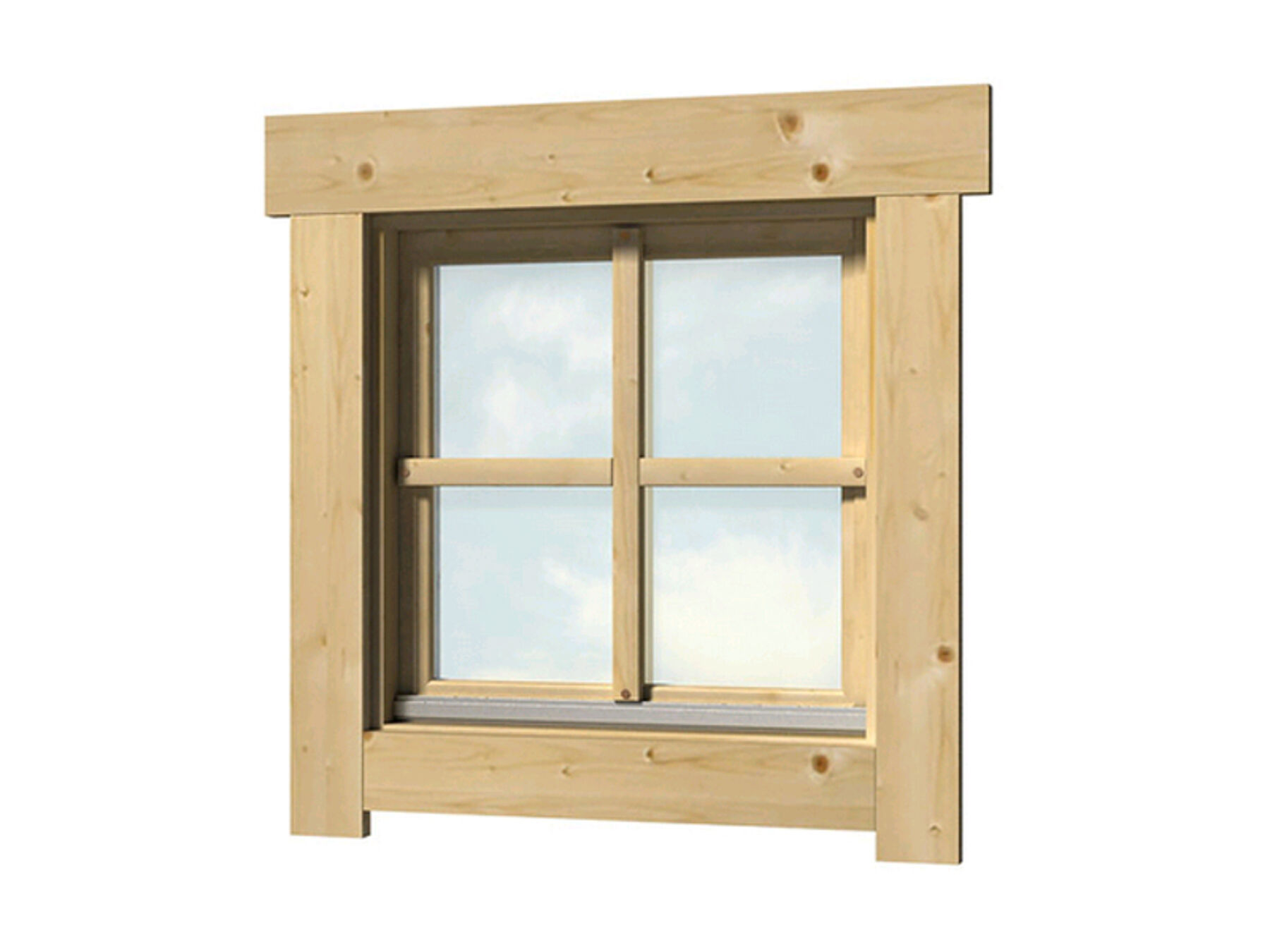 Einzelfenster B 882 x H 882 mm