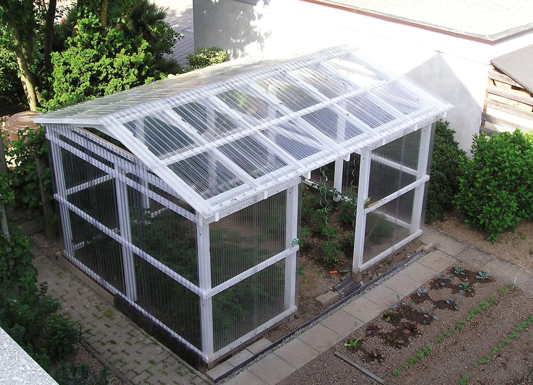 Gewächshaus, Plexiglas, Kuppel, Garten, Transparent