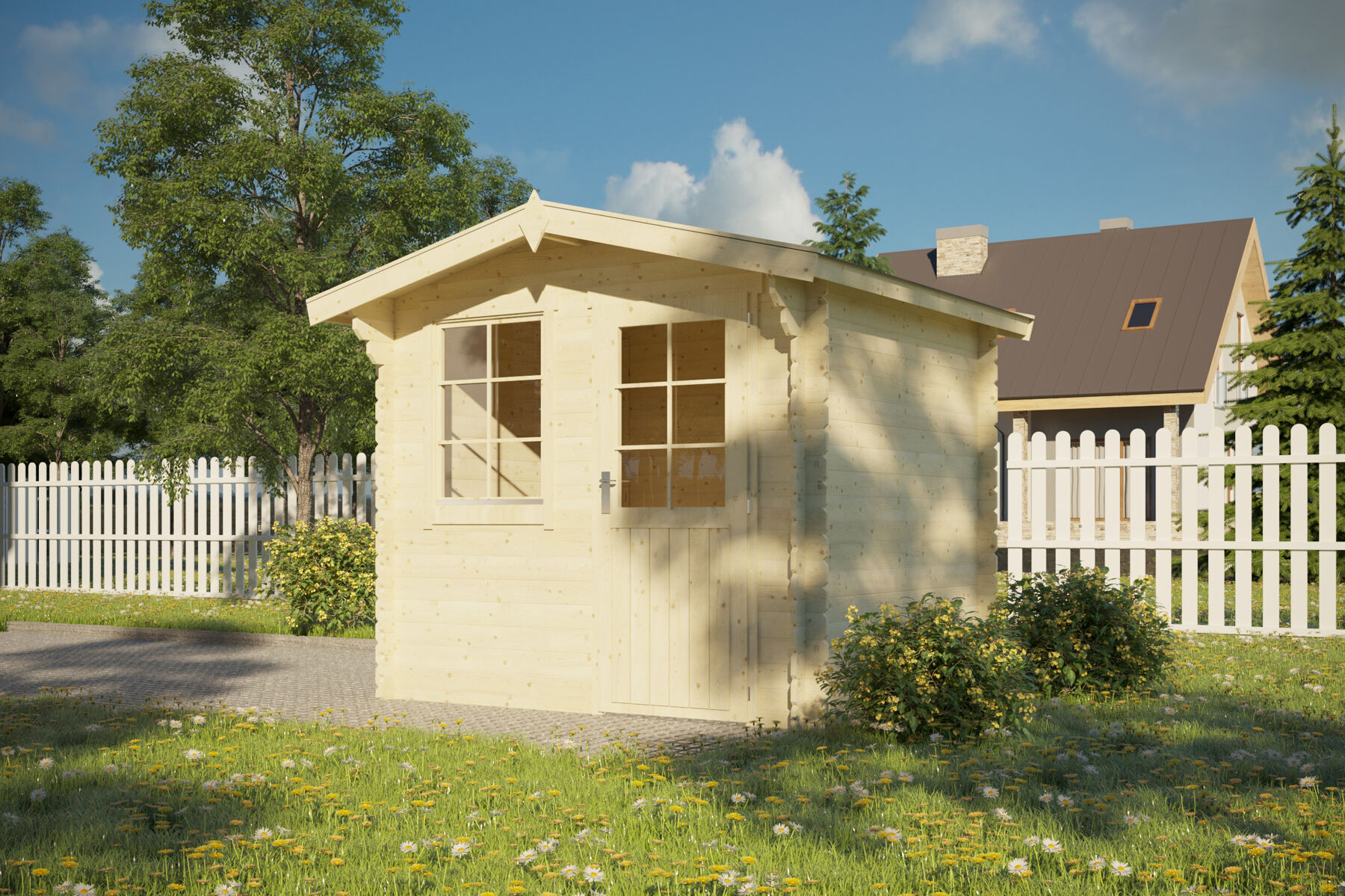 Gerätehaus Romstahl 1