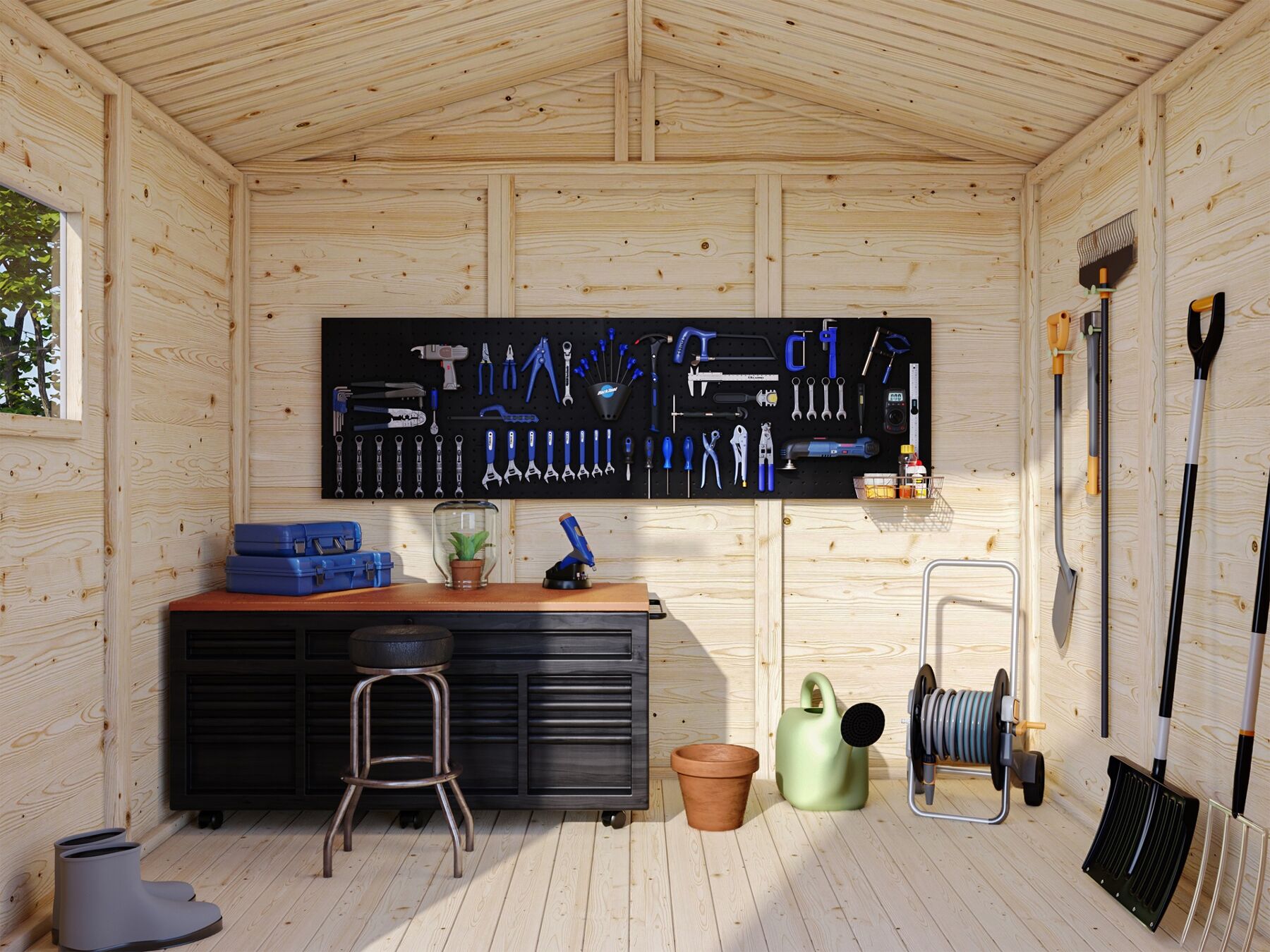 Gerätehaus Dan 4,5 m² Grau