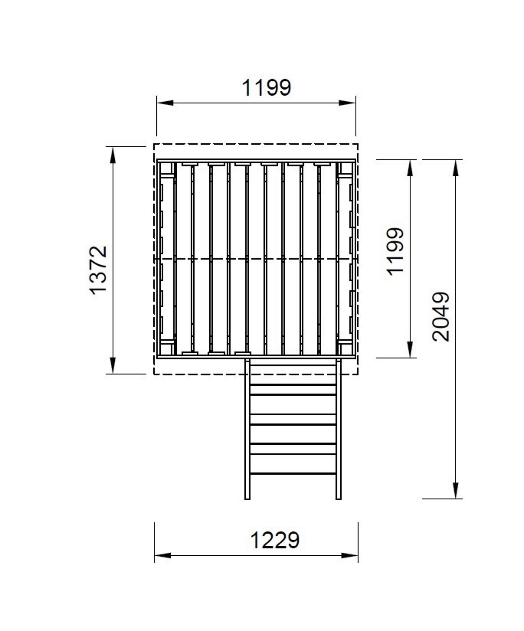 Palmako Kinderspielturm Jesper mit Dach
