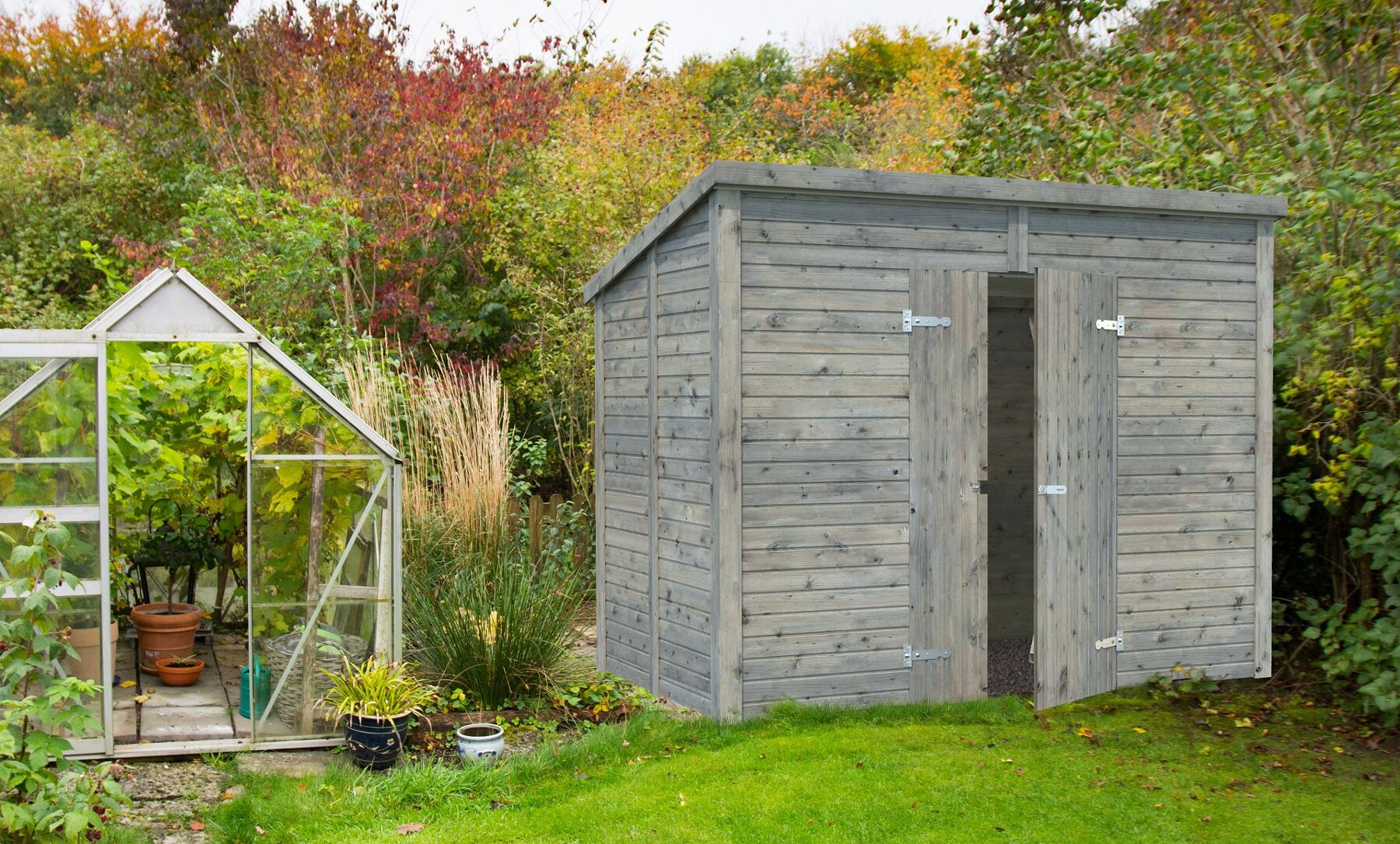 Gerätehaus Leif 4,5 m² Grau