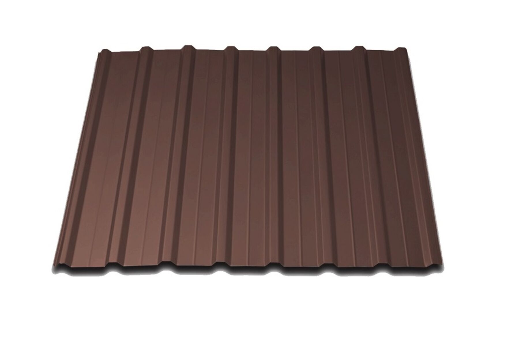 Gerätehaus Zambezi 7 Lichtgrau mit Trapezblech Braun