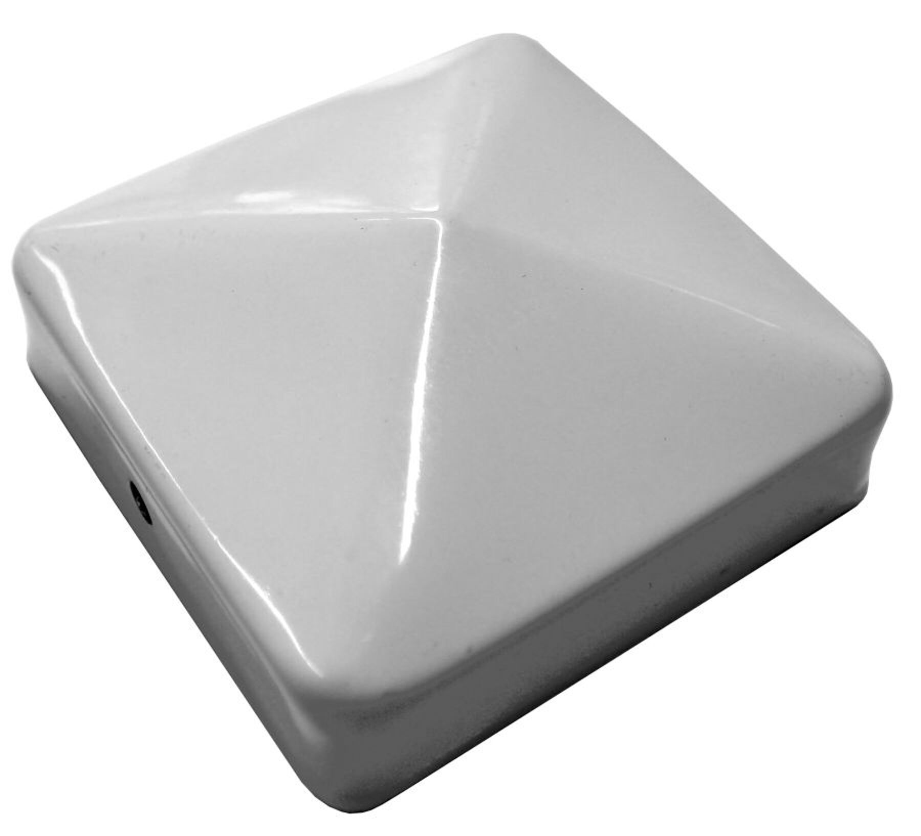 Pfostenkappen, 90 x 90 mm Weiß 