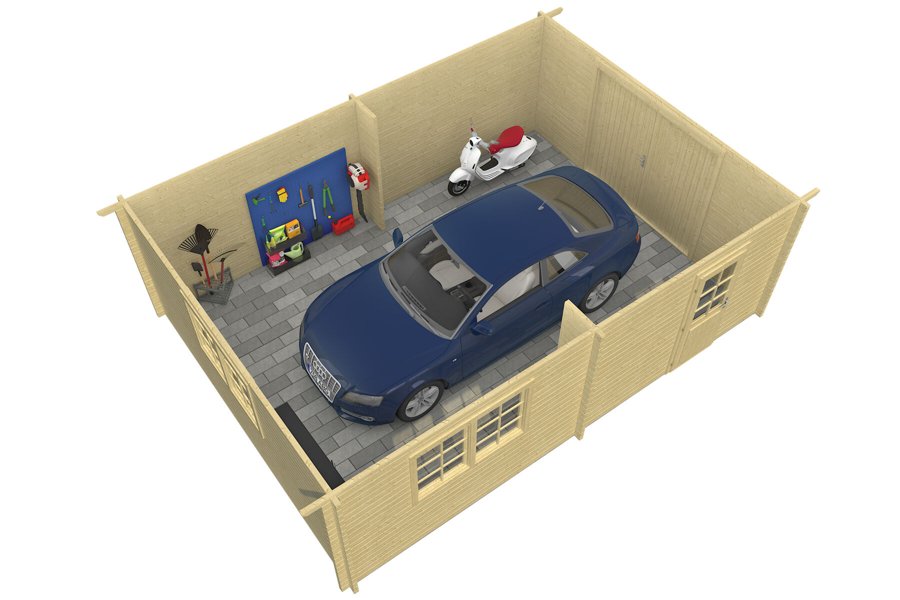 Holzgarage Somero