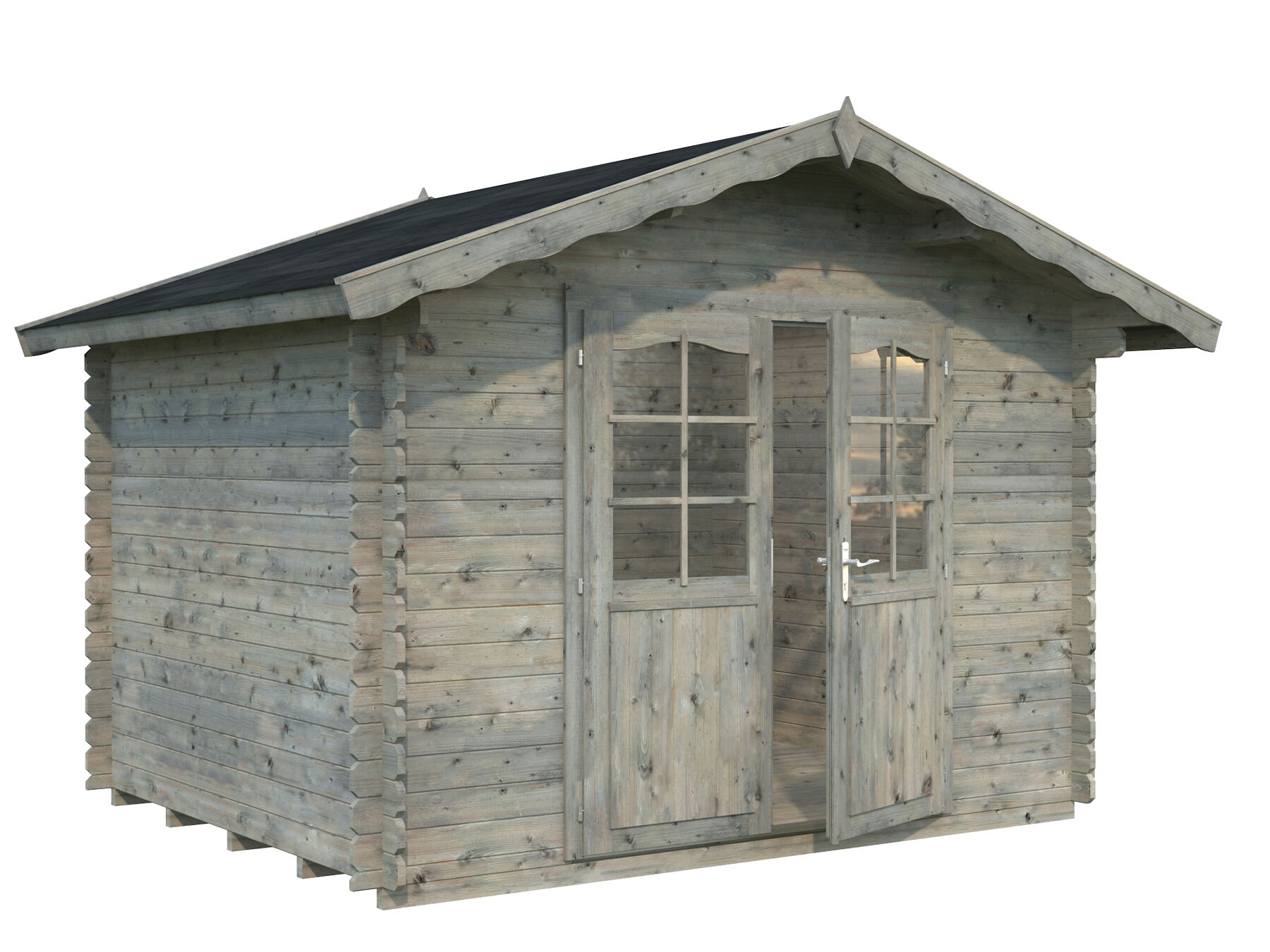 Palmako Gartenhaus Vivian 6,9 m² Grau