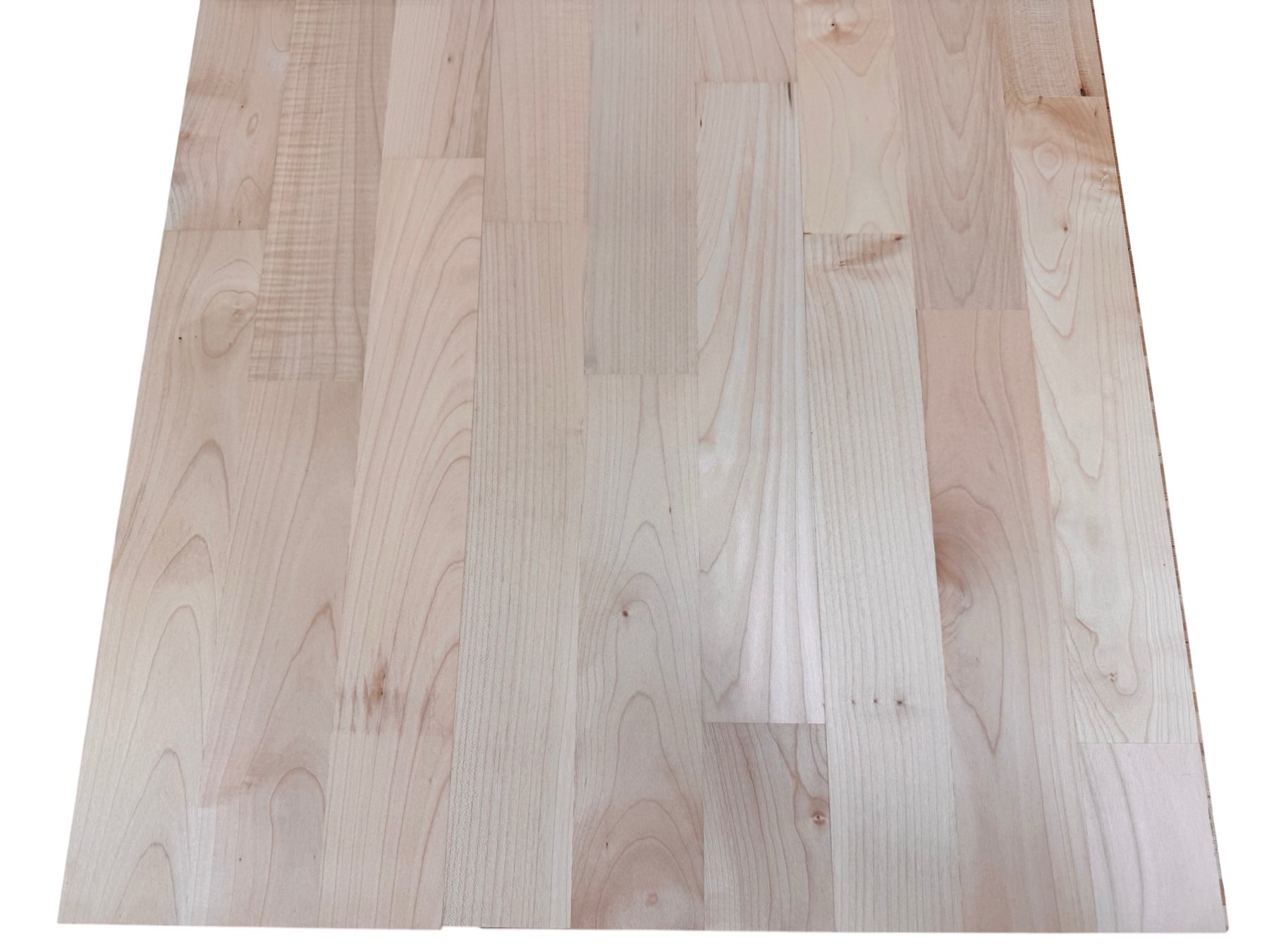 Parkett Bergahorn Schiffsboden matt lackiert, 2390 x 198 x 14 mm