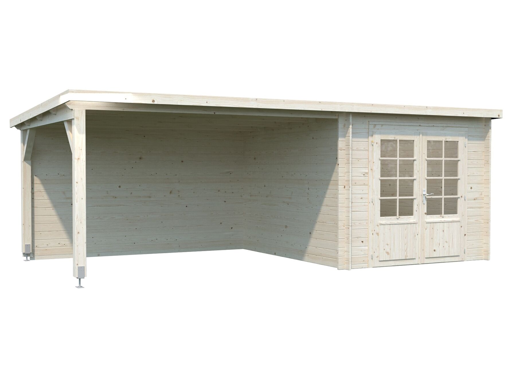 Gartenhaus Ella 6,9+10,0 m² Transparent 