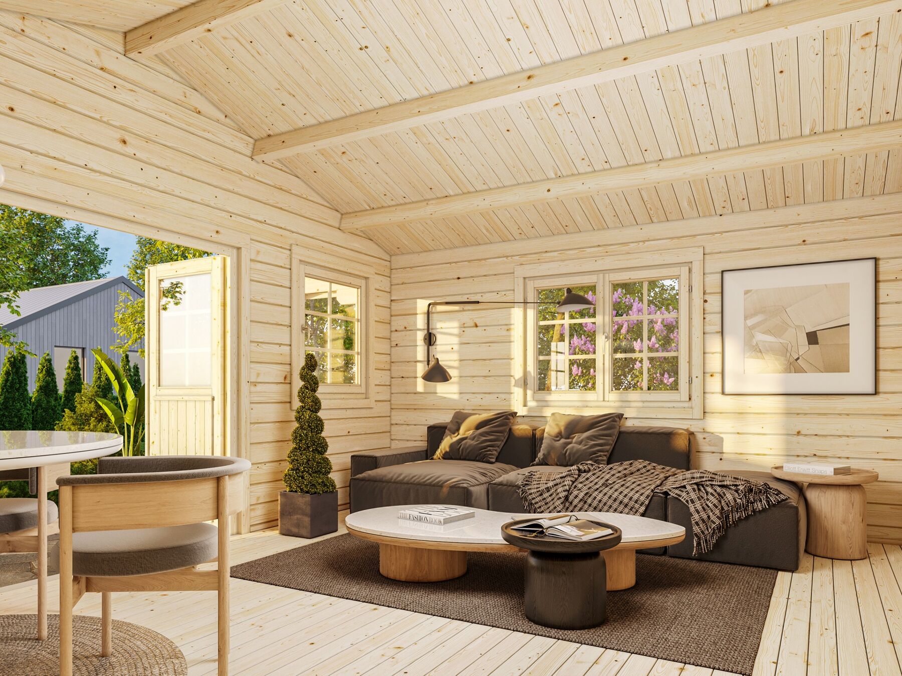 Palmako Gartenhaus Helena 18,6 m² Grau