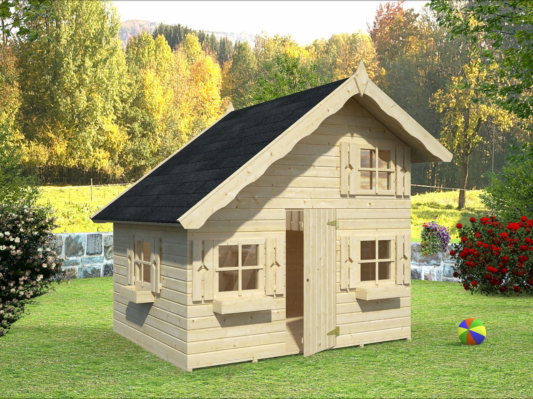 Kinderspielhaus Tom 3,8 m²
