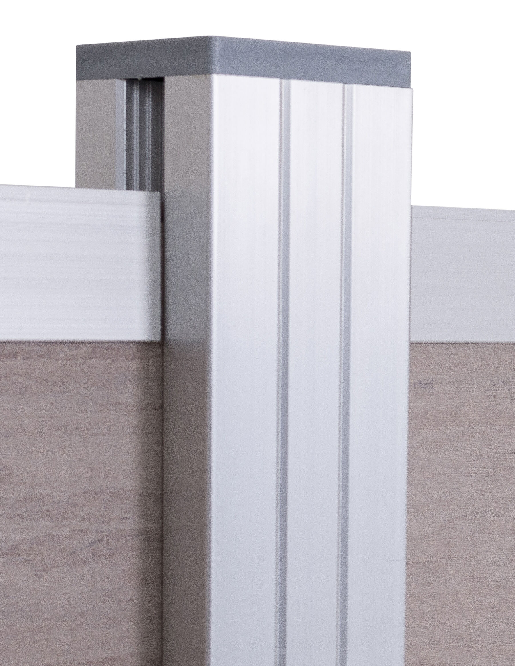 Aluminium Pfosten, Silber 68 x 68 x 1810 mm