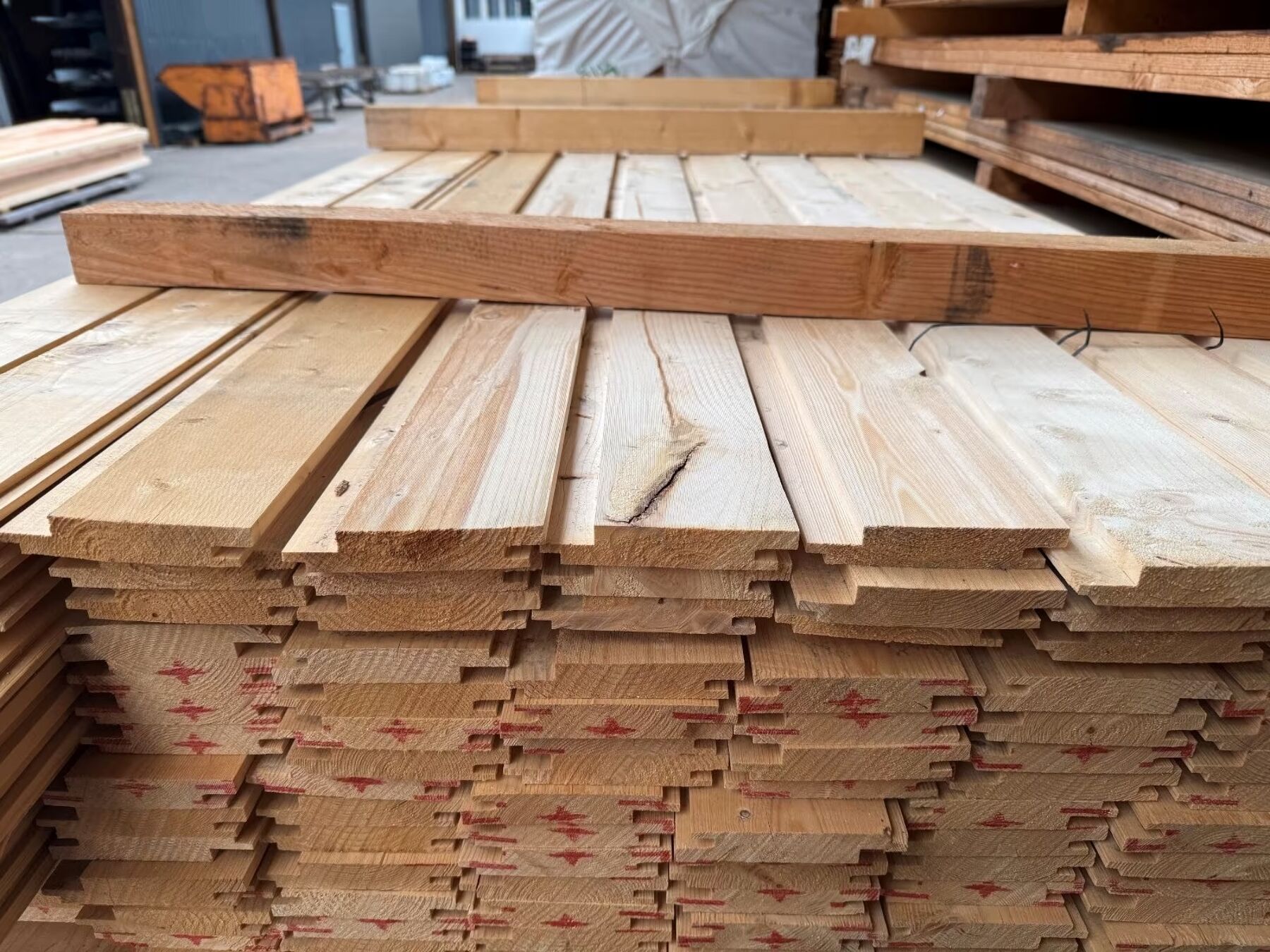 55,44 m² Fichte Profilholz, 21.5x120x3000 mm
