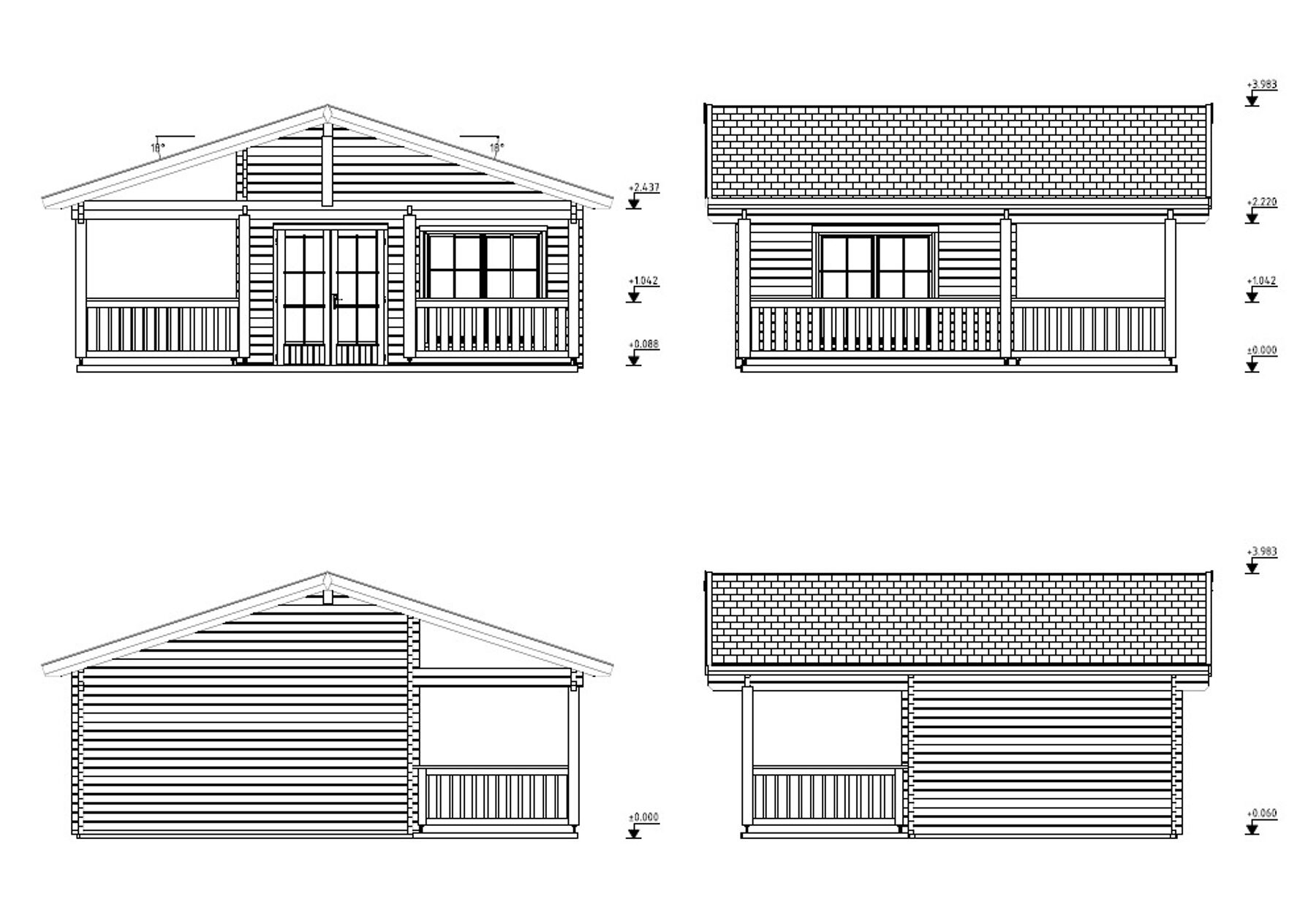 Ferienhaus Agneta 18,8+28,8 m²
