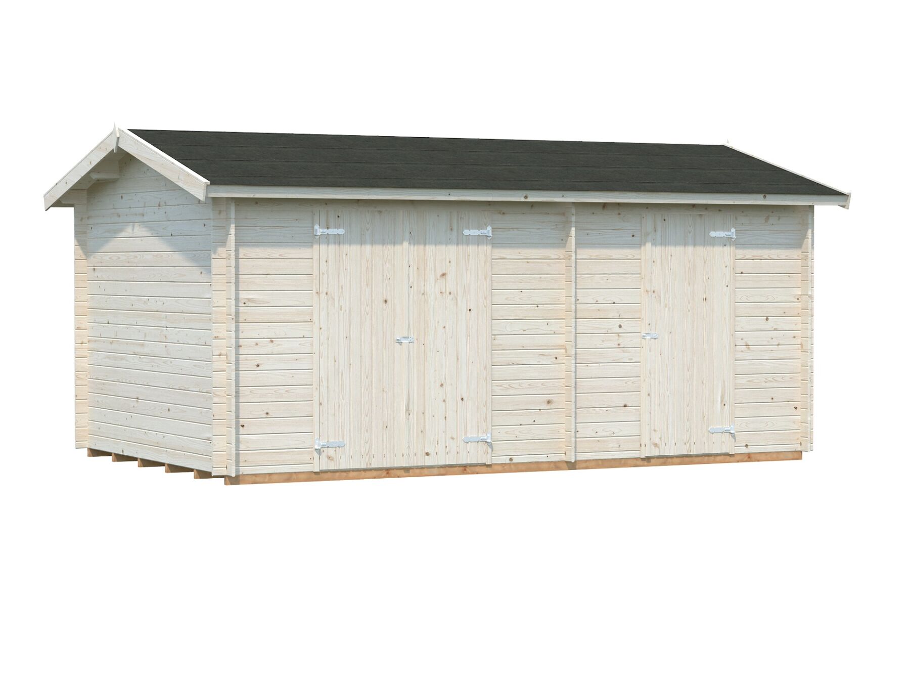 Gerätehaus Jari 14,5 m² Transparent