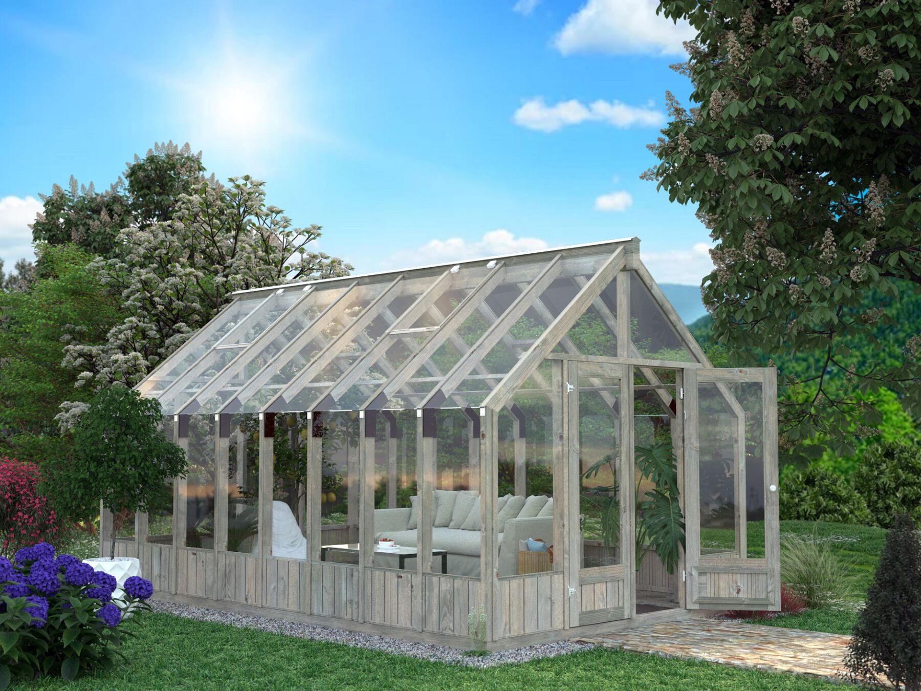 Gewächshaus Emilia 13,8 m²