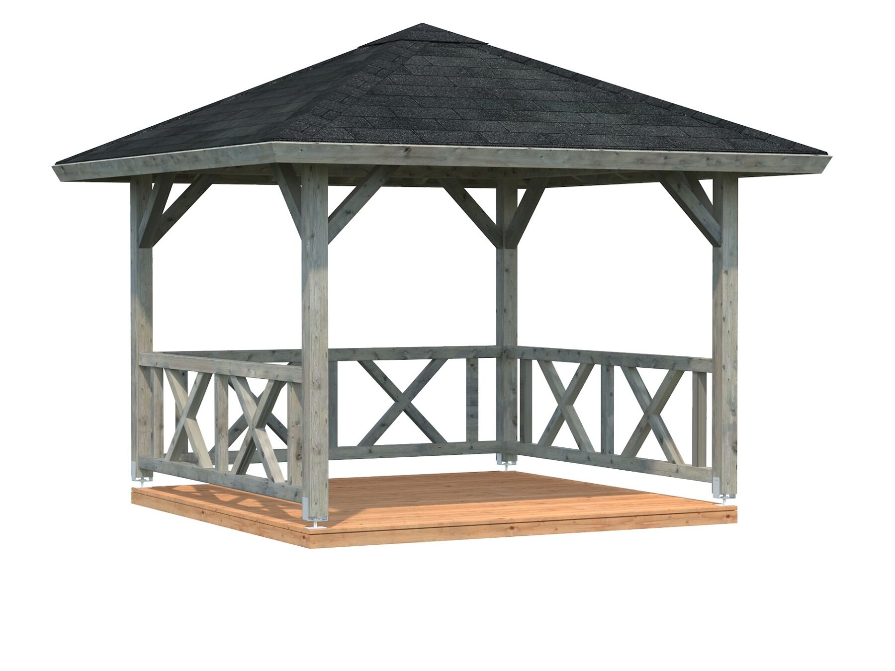 Pavillon Betty 9,0 m² Grau