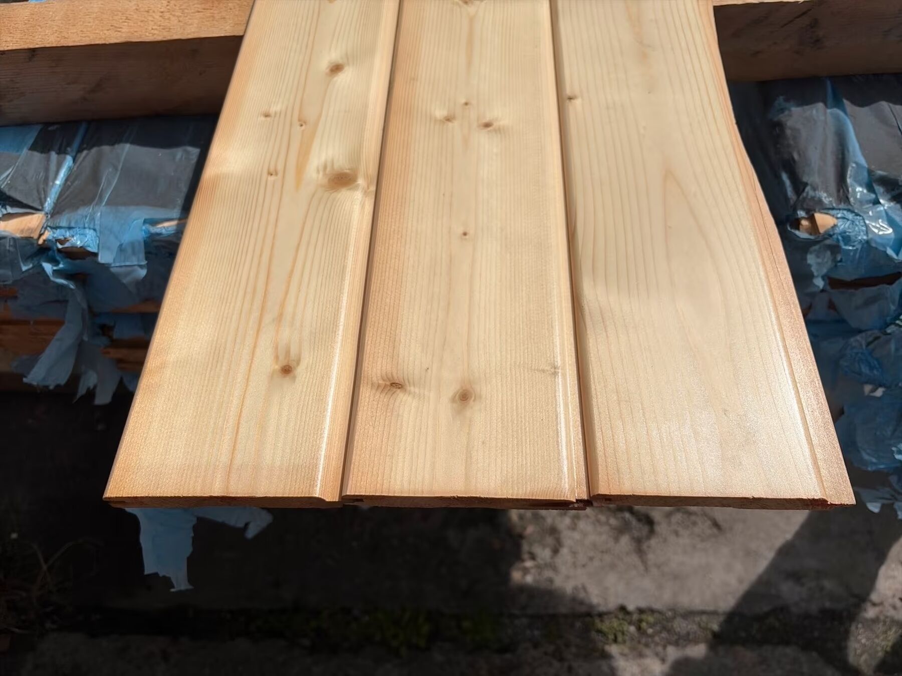 Fichte Profilholz Transparent, 15.5x121x3600 mm