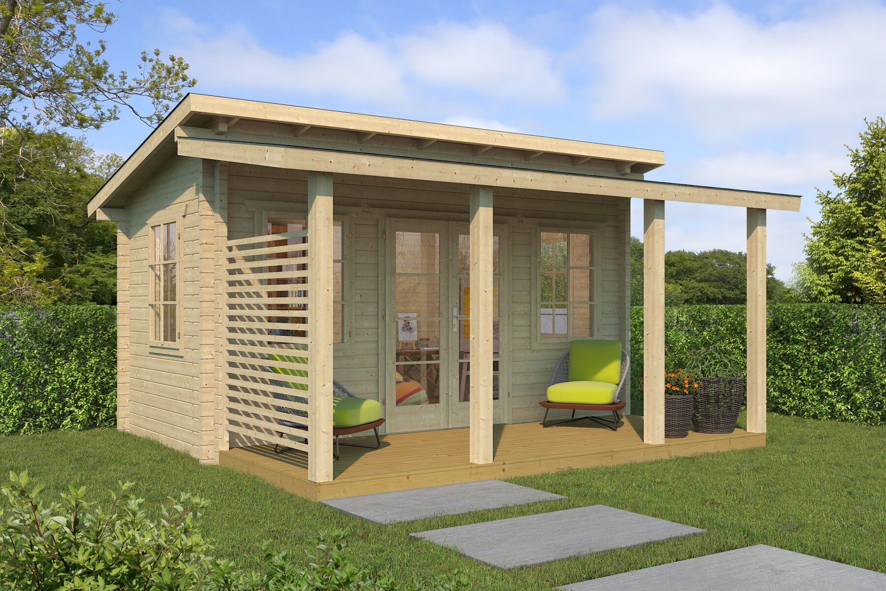 Gartenhaus Moderni Kesäkeittiö