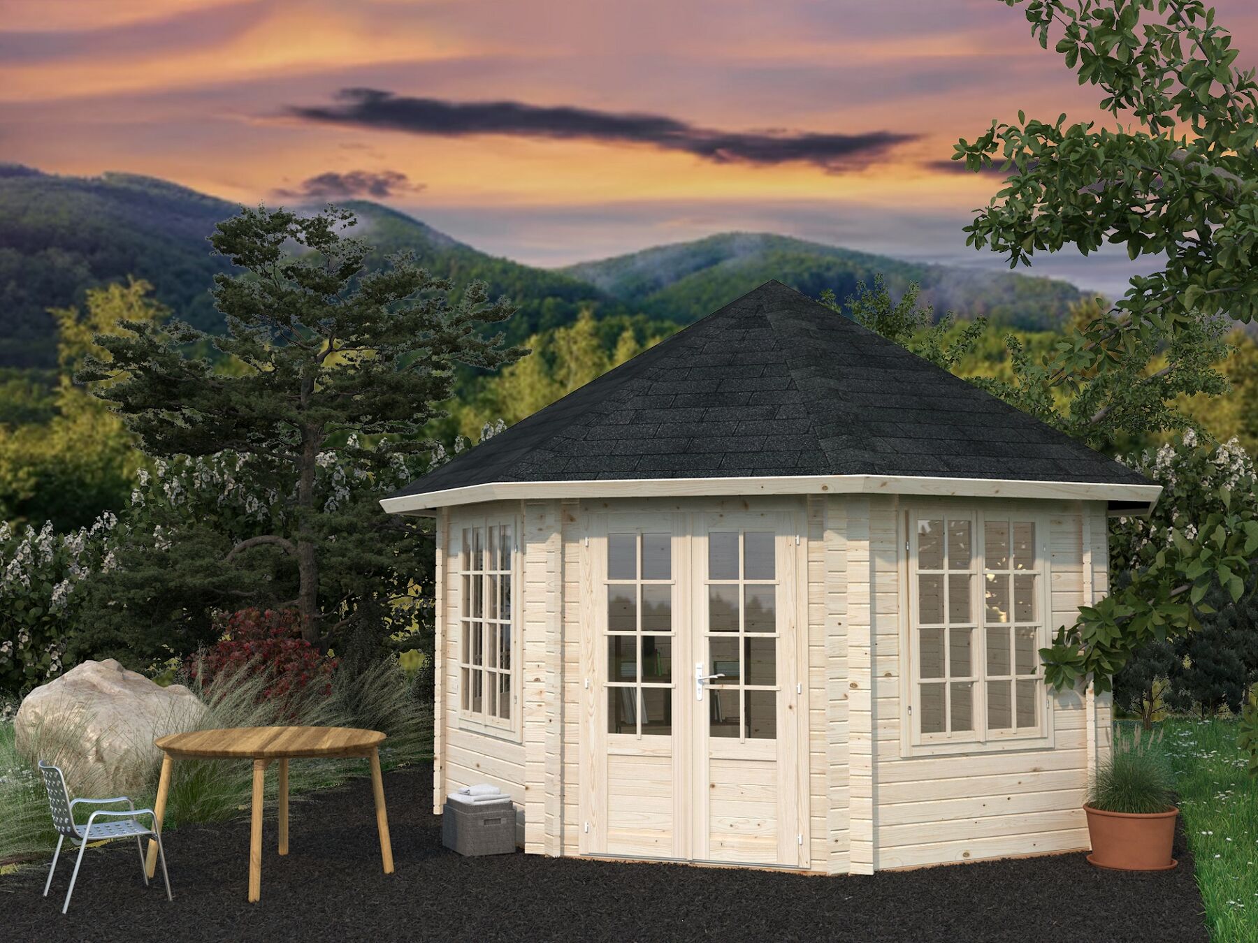 Pavillon Hanna 14,1 m²