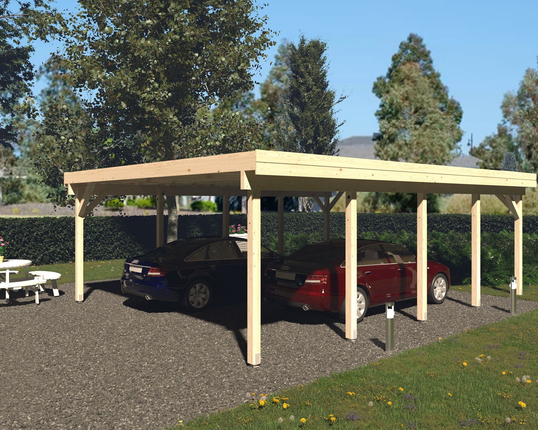 Doppelcarport Karl 40,6 m²