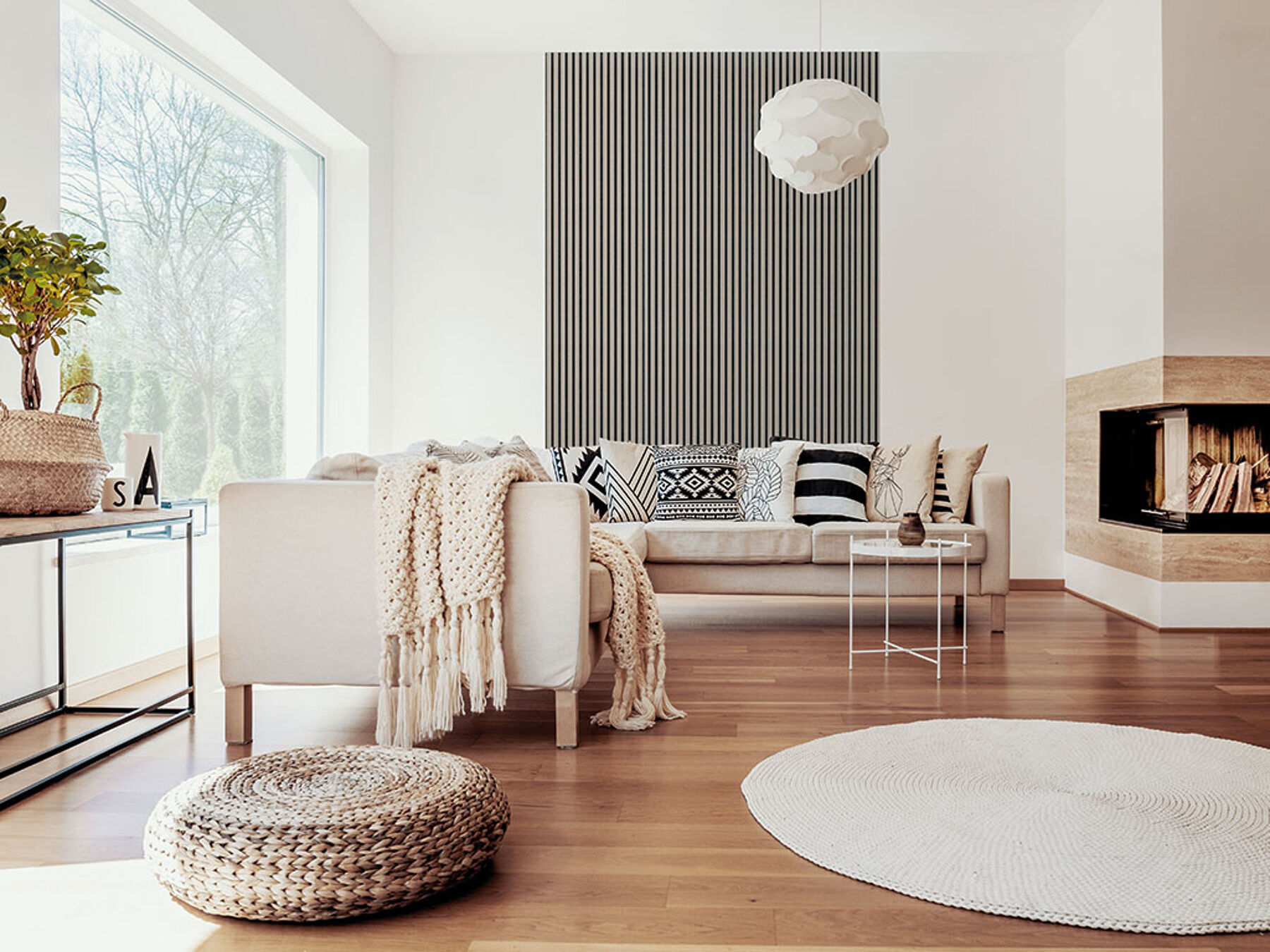 Akustikpaneele Solid Silver Oak 2400x600x22 mm