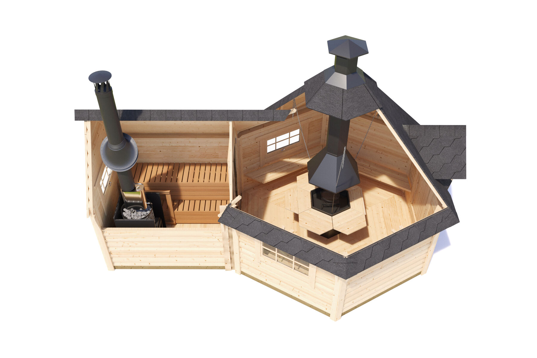 Grillkota Inkl. Sauna Filip