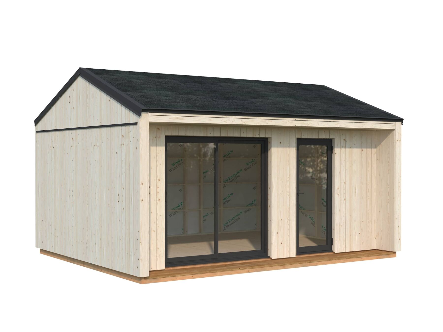 Modernes Tiny Haus Rebekka 19,4 m² mit ISO-Glas Schiebetür