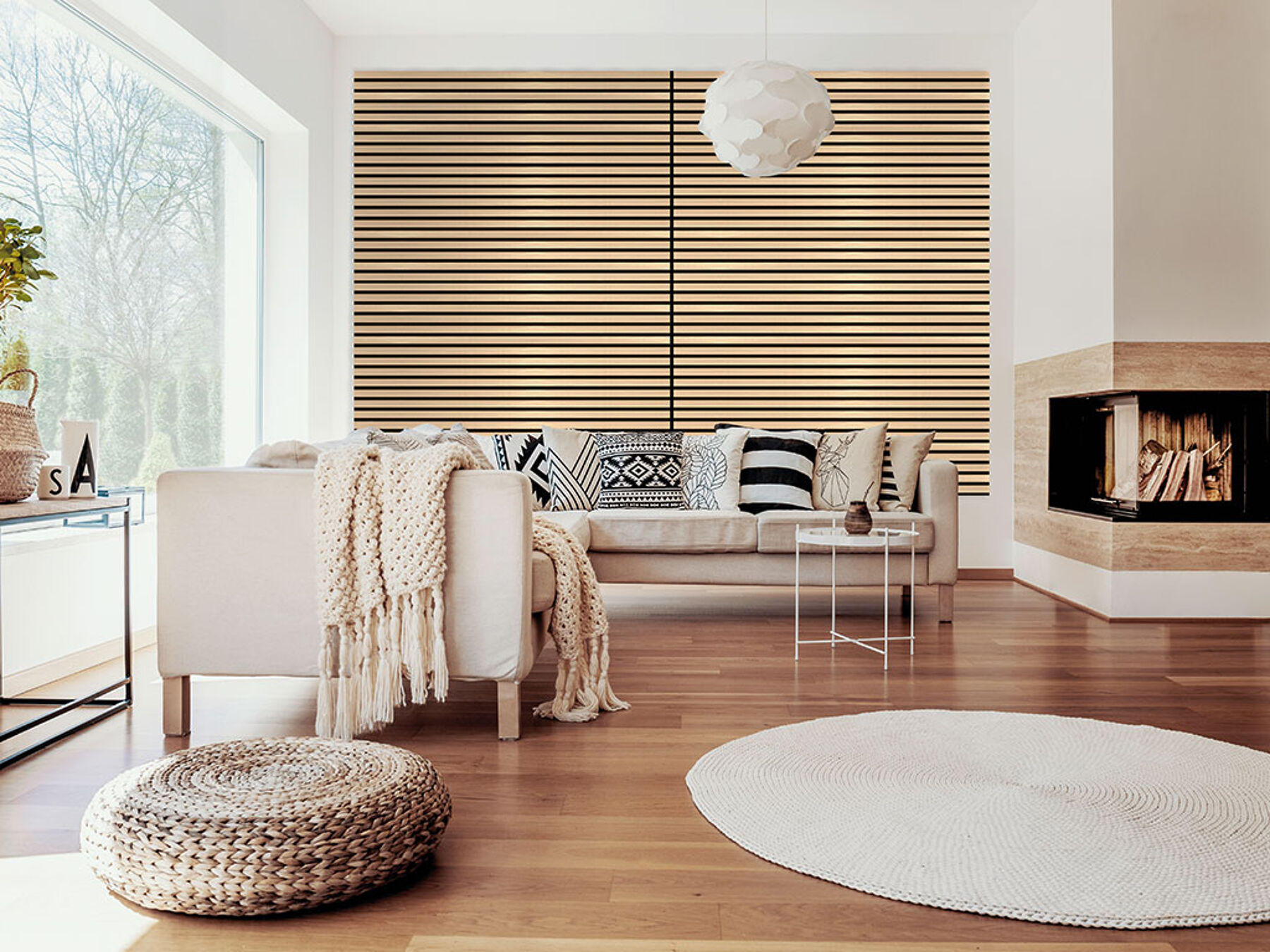 Akustikpaneele Nature Oak 1206x800x22 mm