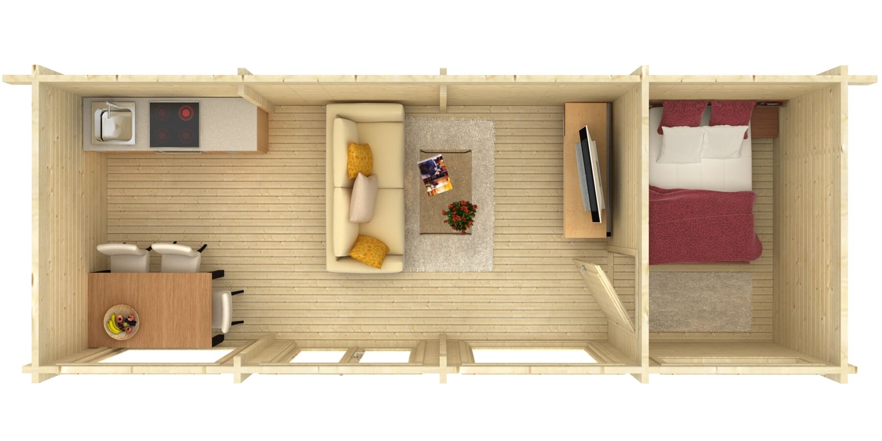 Gartenhaus Heidi 22,8 m²