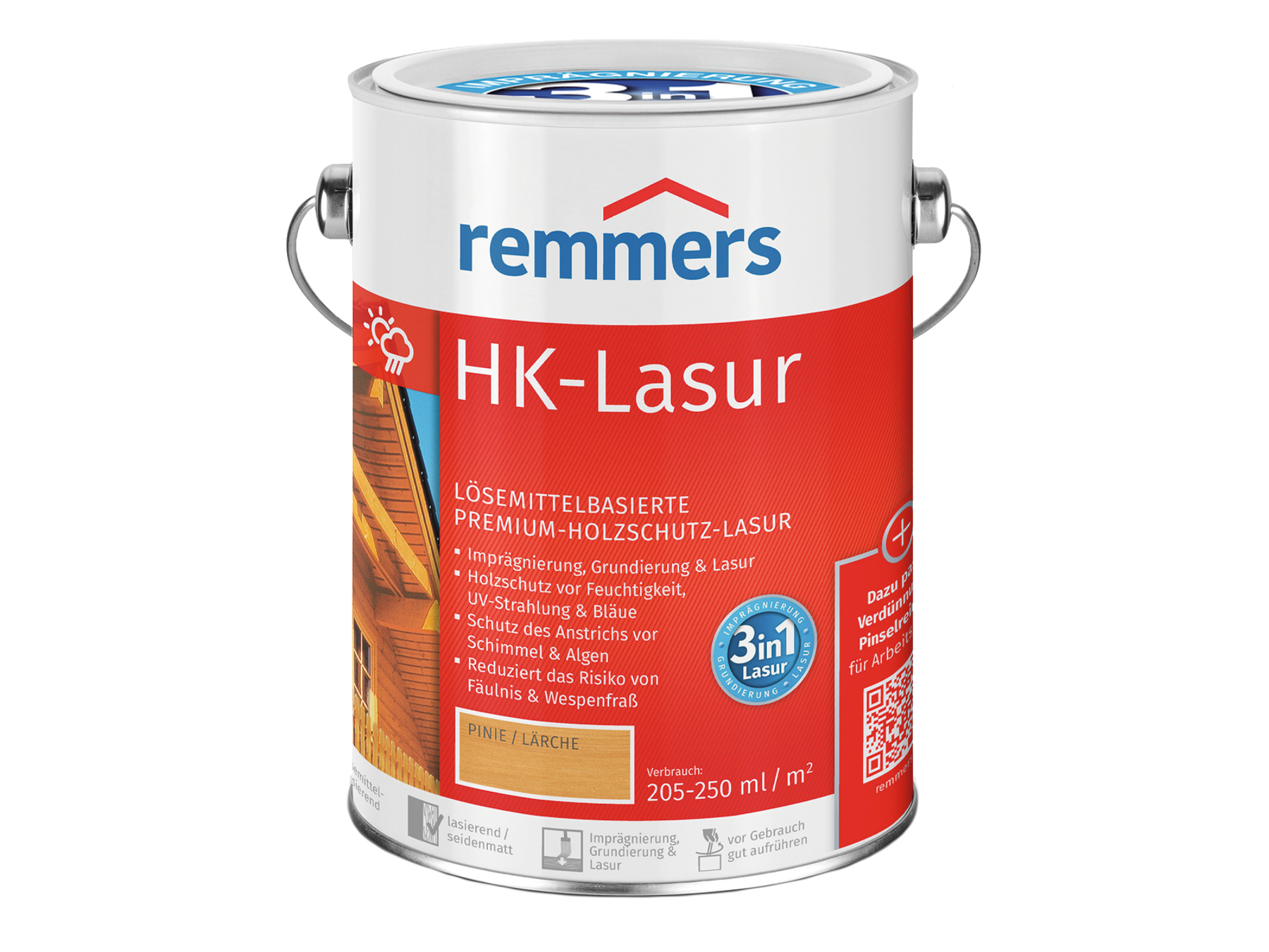 HK Lasur - Premium-Holzschutz 2,5 L.