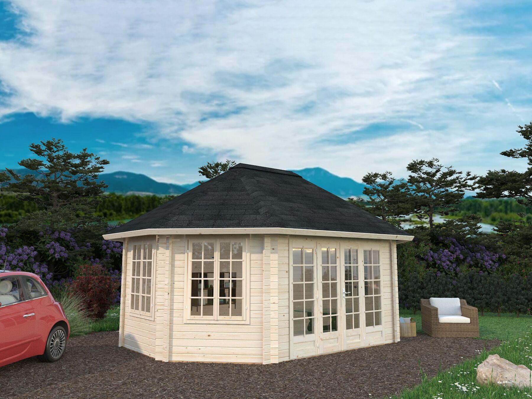 Pavillon Hanna 20,3 m² Transparent