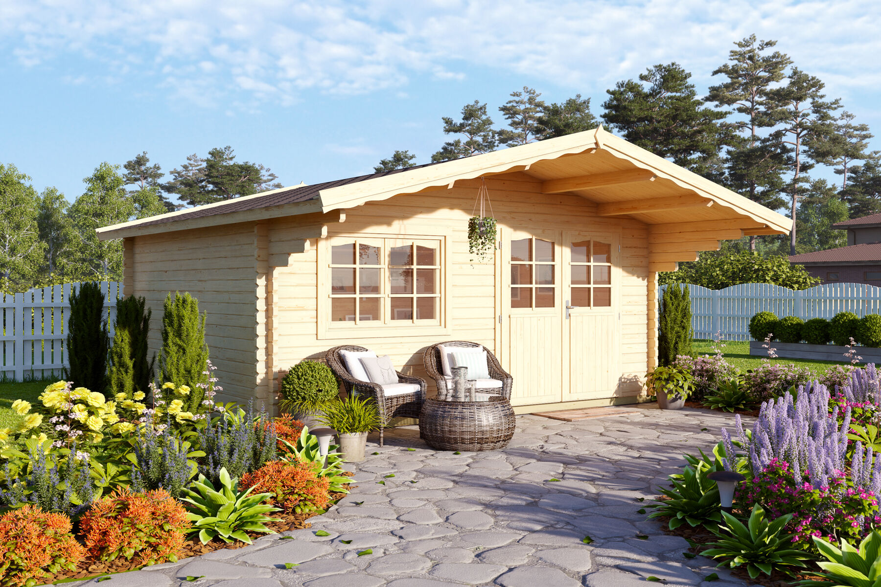 Palmako Gartenhaus Sally 15,5 m²