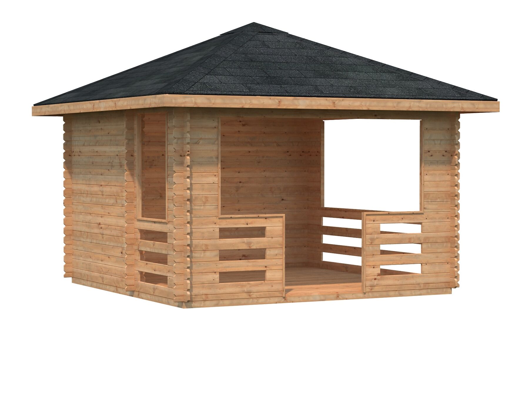 Pavillon Julie 10,5 m² Hellbraun