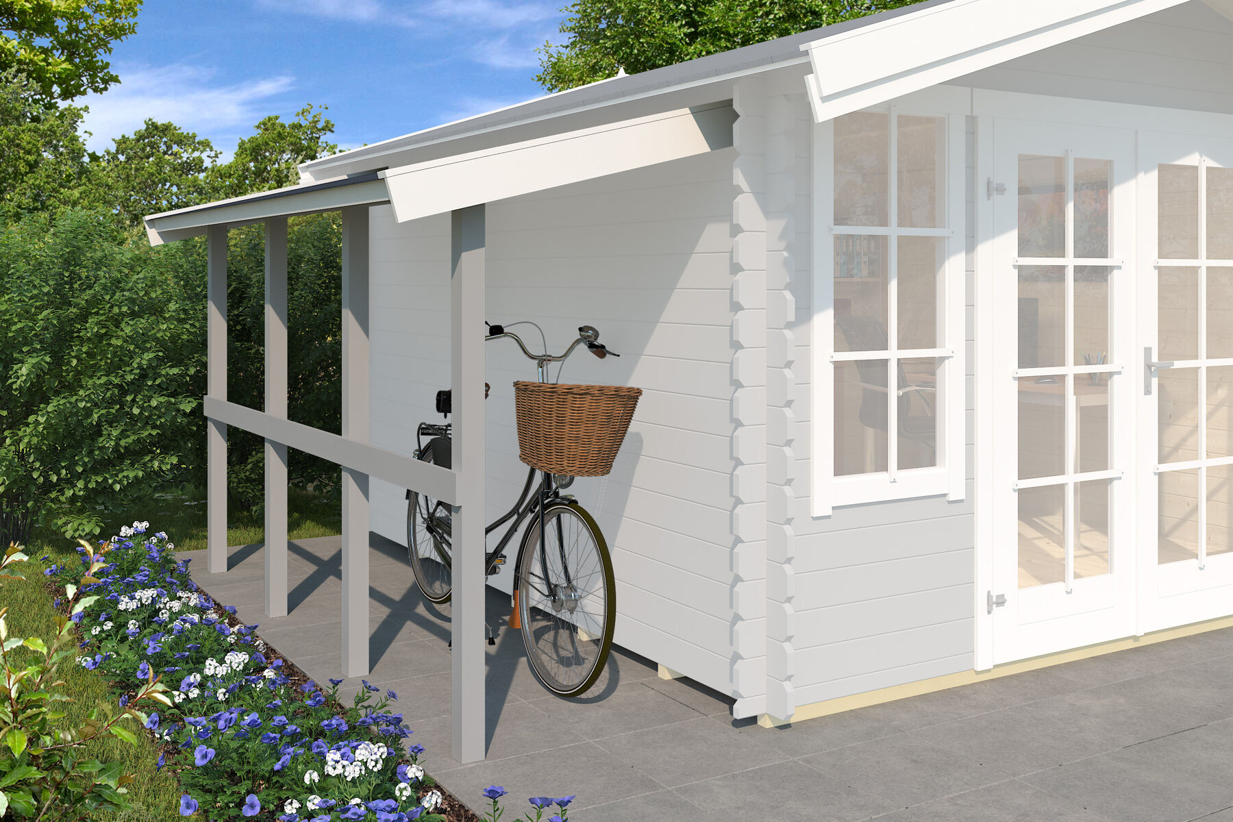 Schleppdach 90 x 300