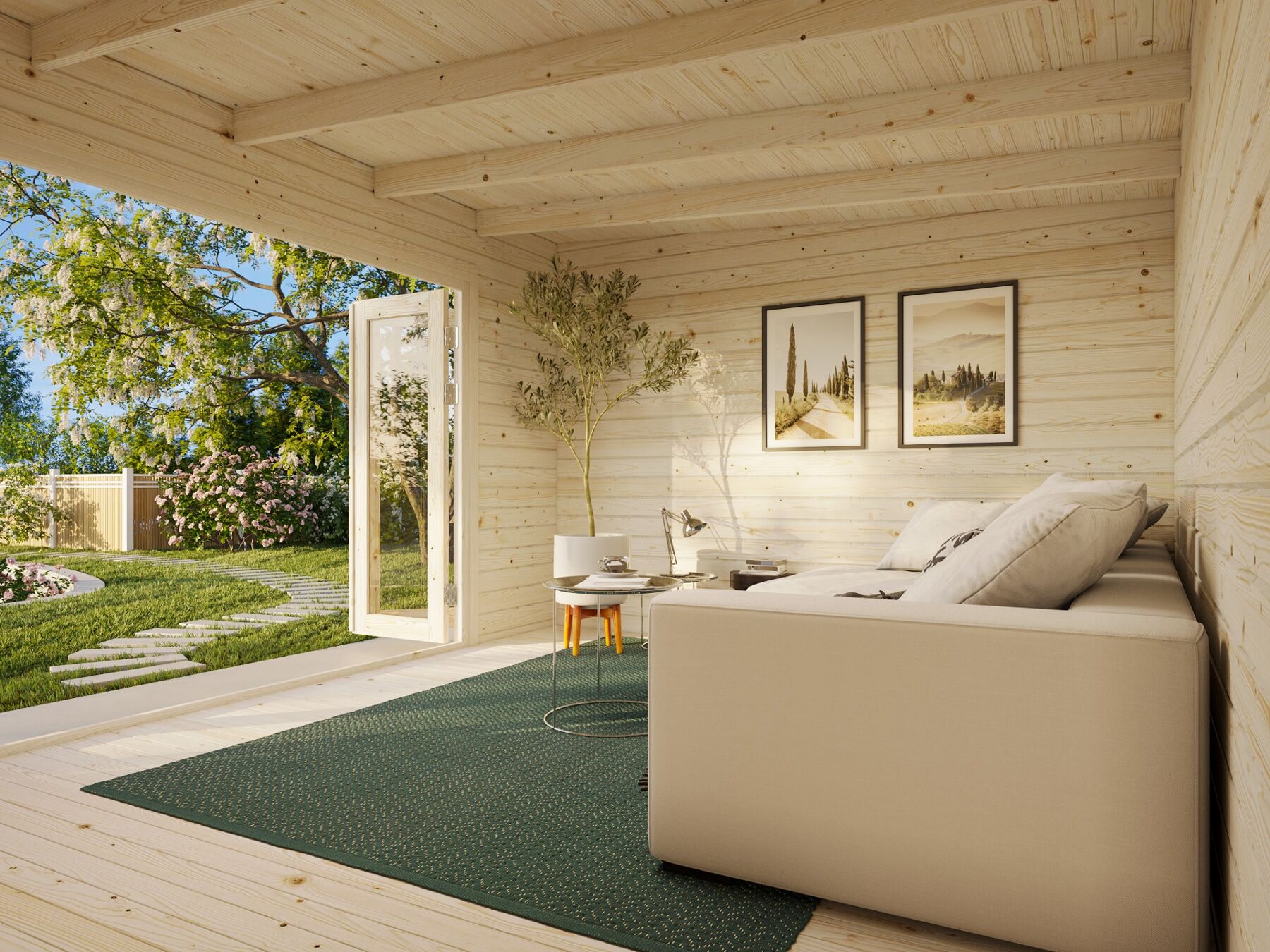 Gartenhaus Lea 14,2 m² Transparent 