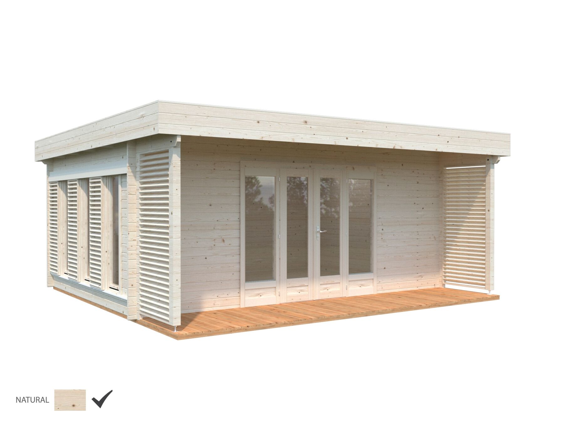Gartenhaus Caroline 20,2 m²