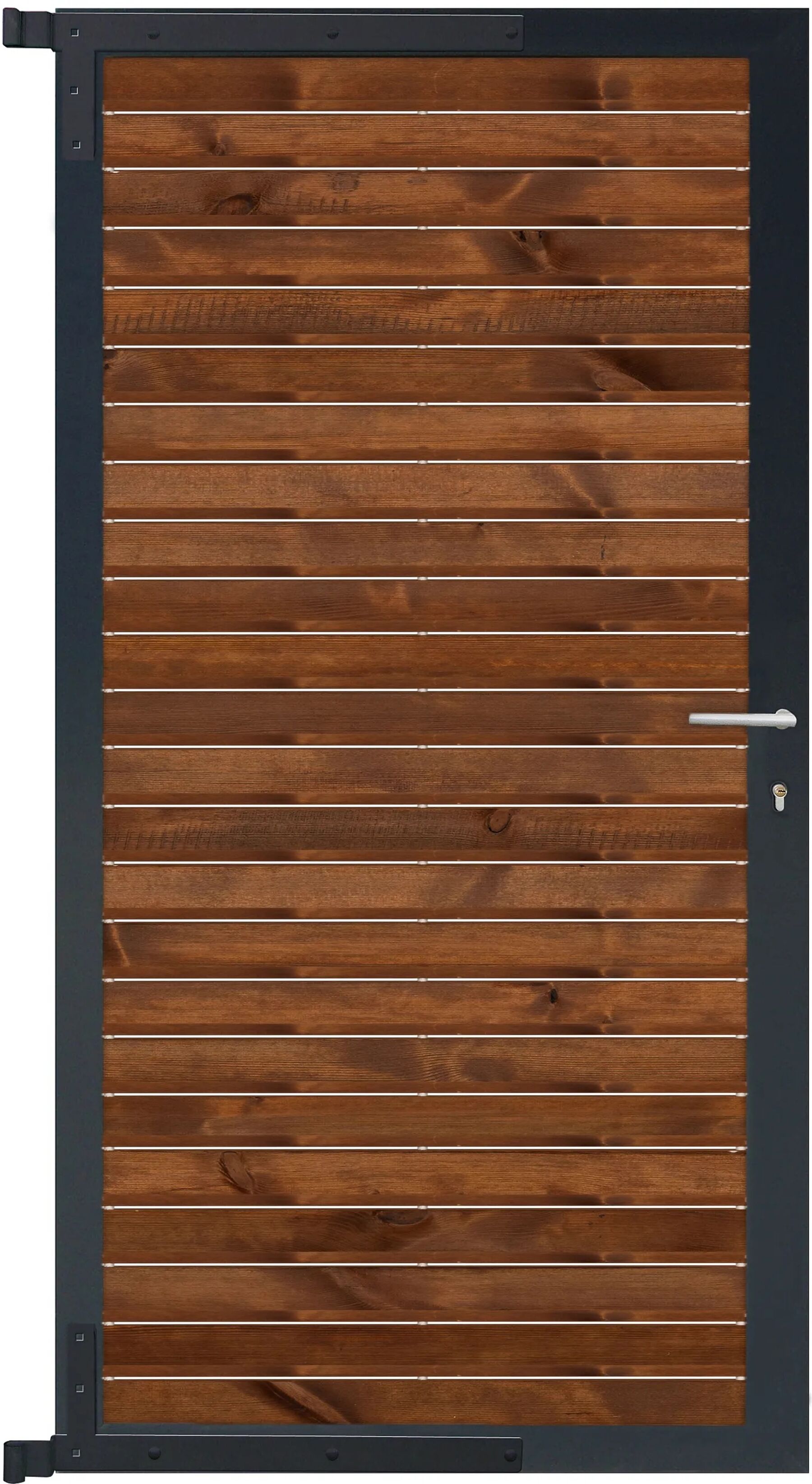 Kiefer Gartentür für Zaun Craftwood Braun 90 x 175 cm