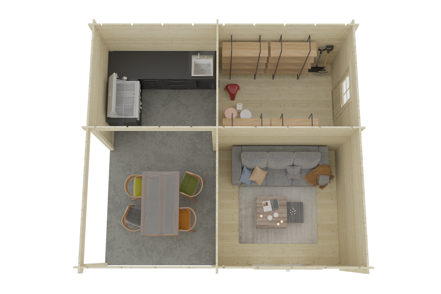 Gartenhaus Lifestyle 40