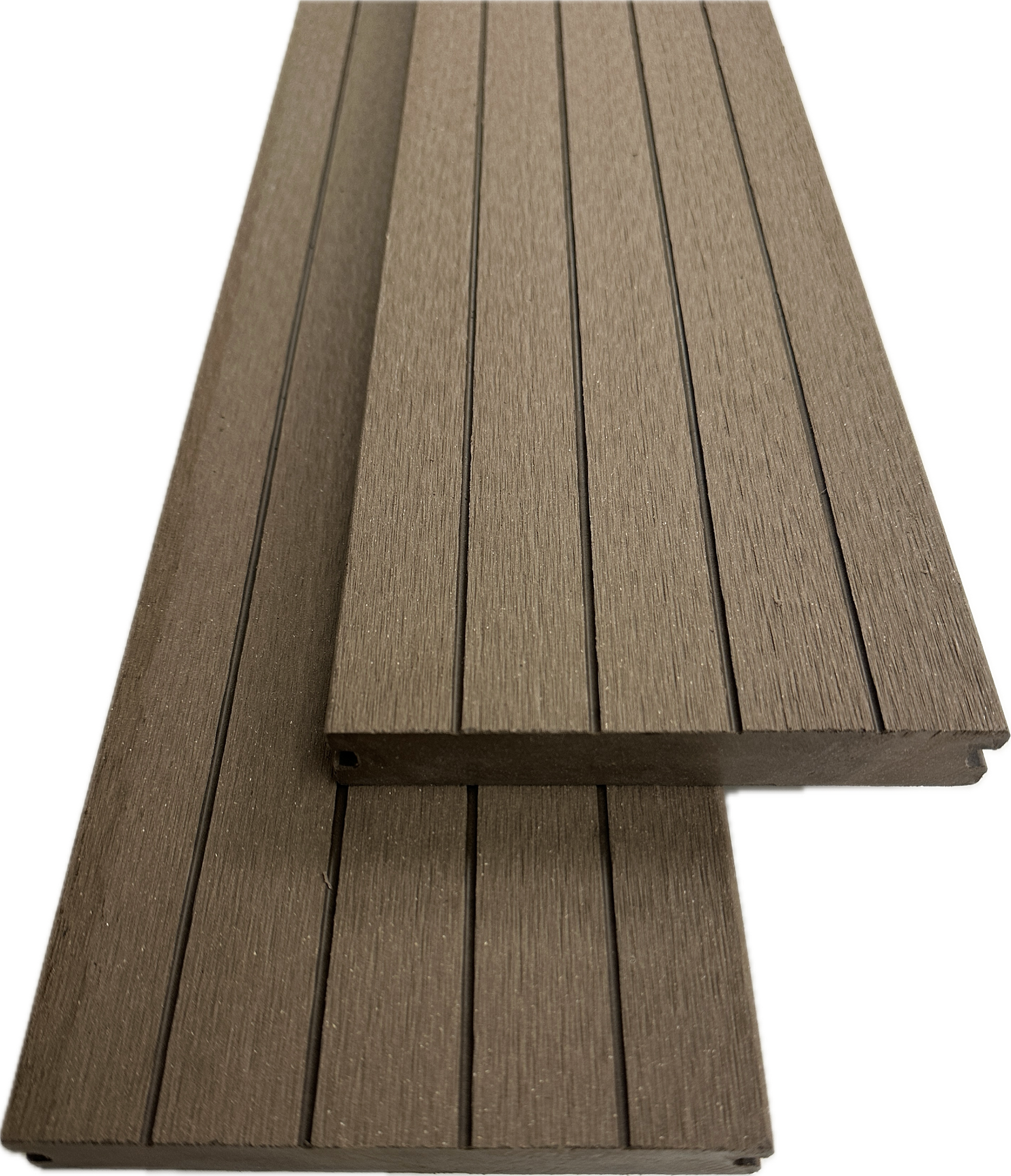 WPC Terrassendielen Massiv Braun 22 x 145 mm