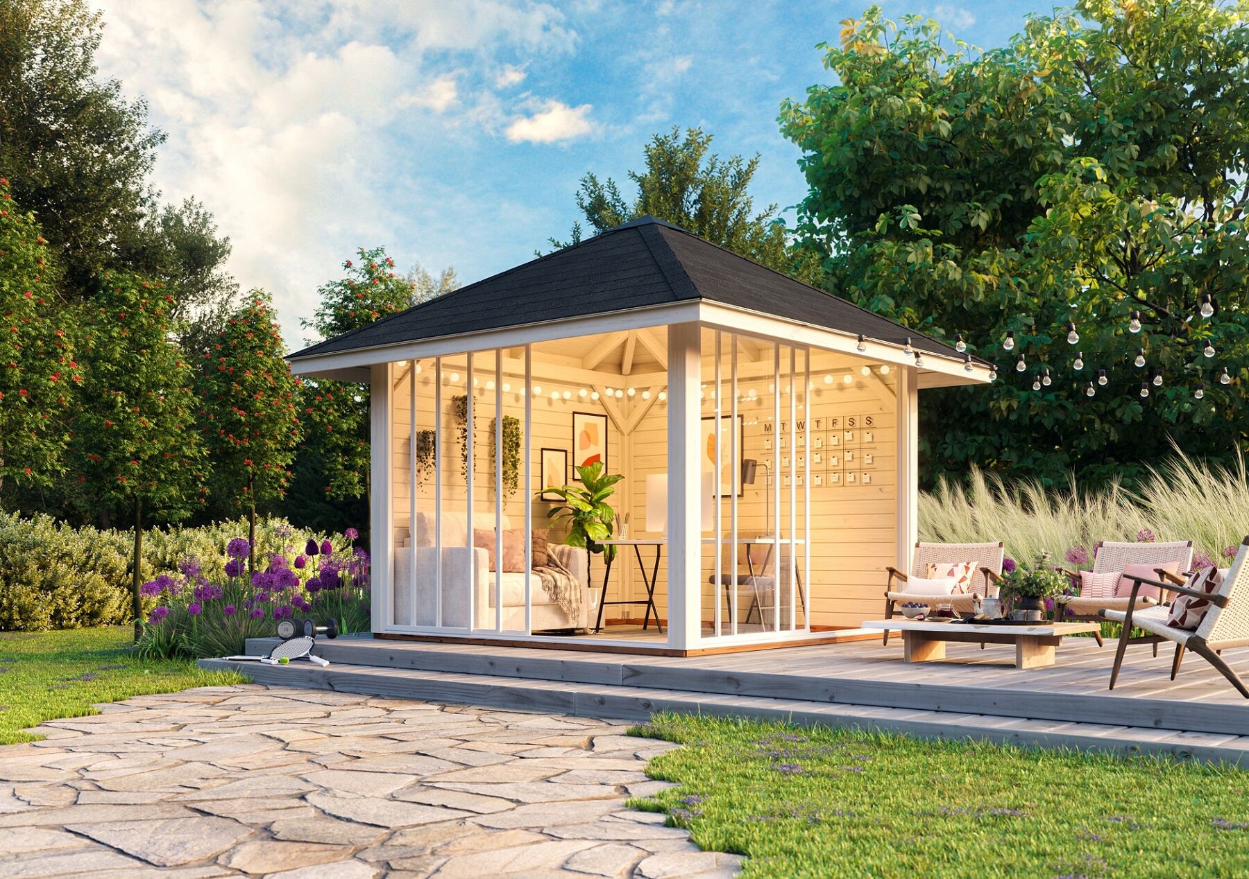 Pavillon Bianca 8,3 m² Set 4