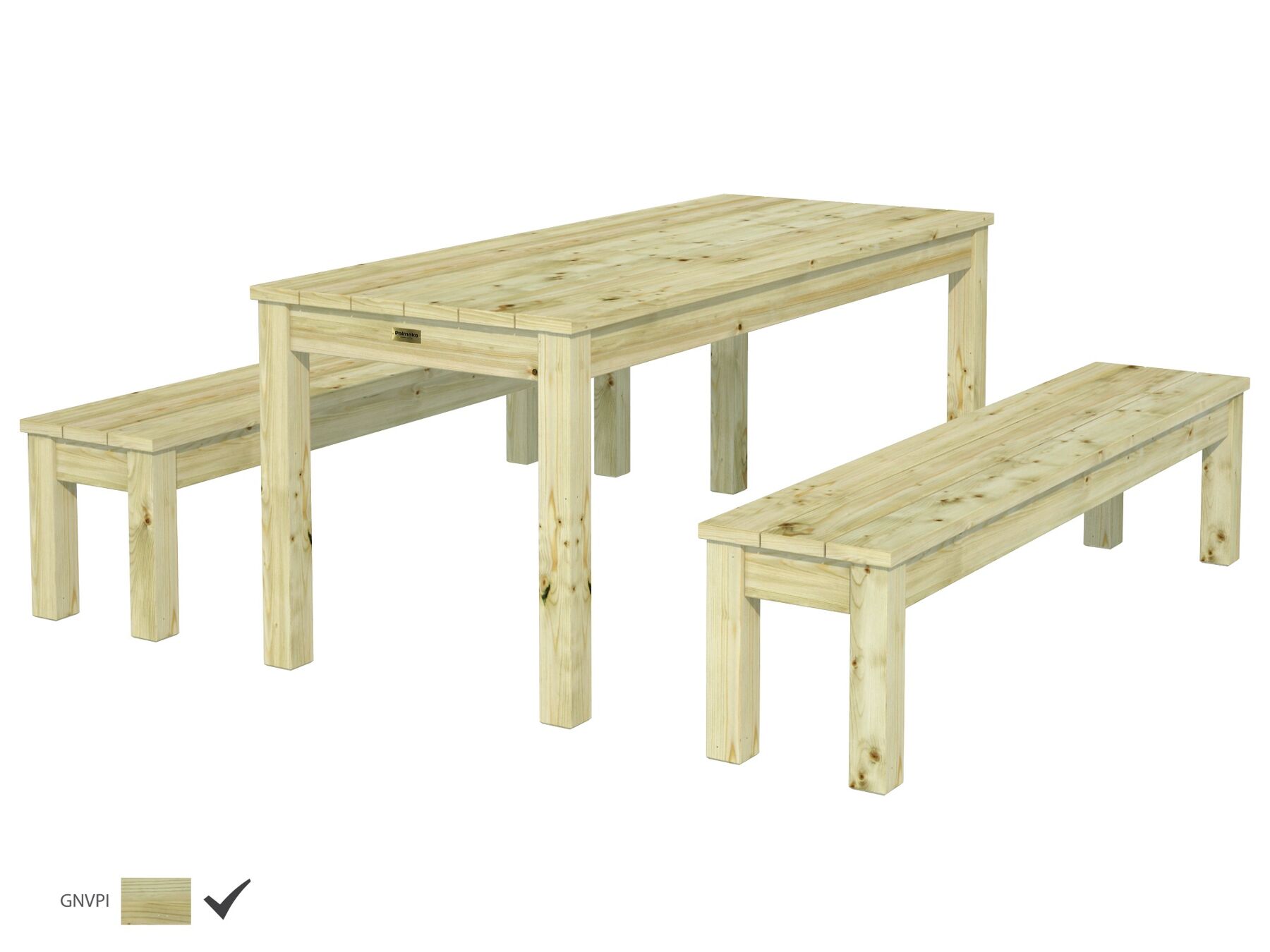 Tisch Mit Sitzbänken Sanne 18