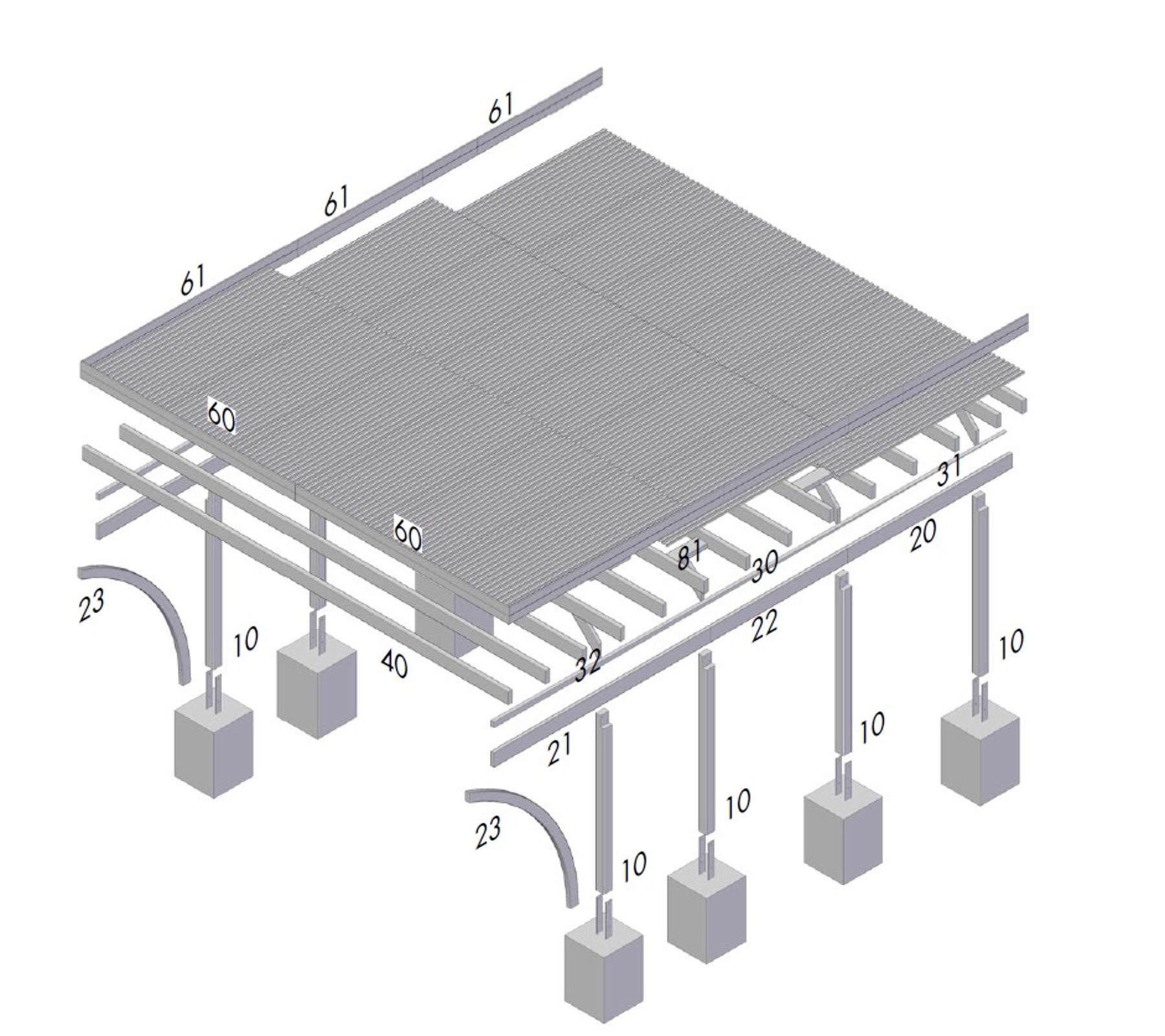 Carport Fehmarn 2 KDI Grün