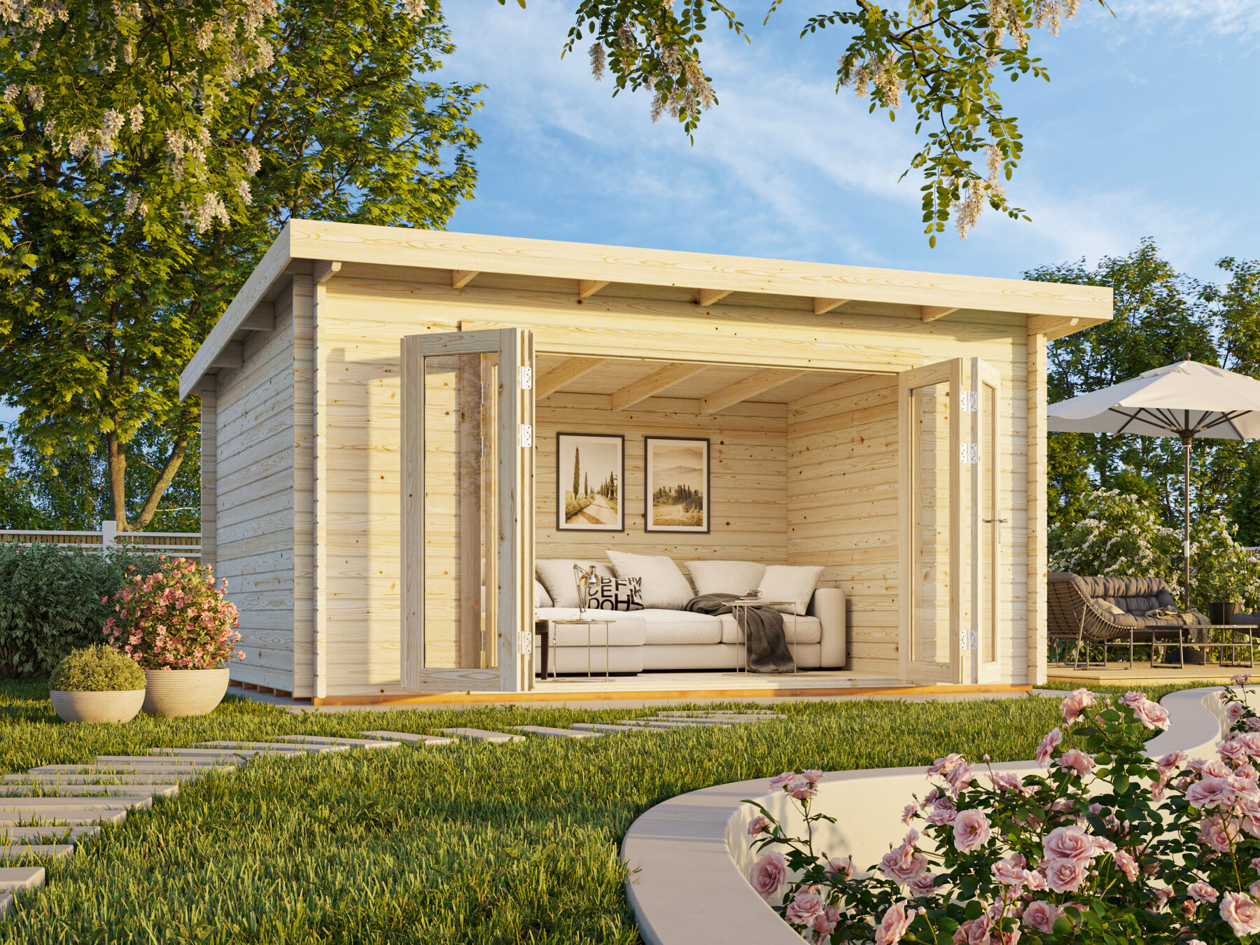 Gartenhaus Lea 14,2 m²