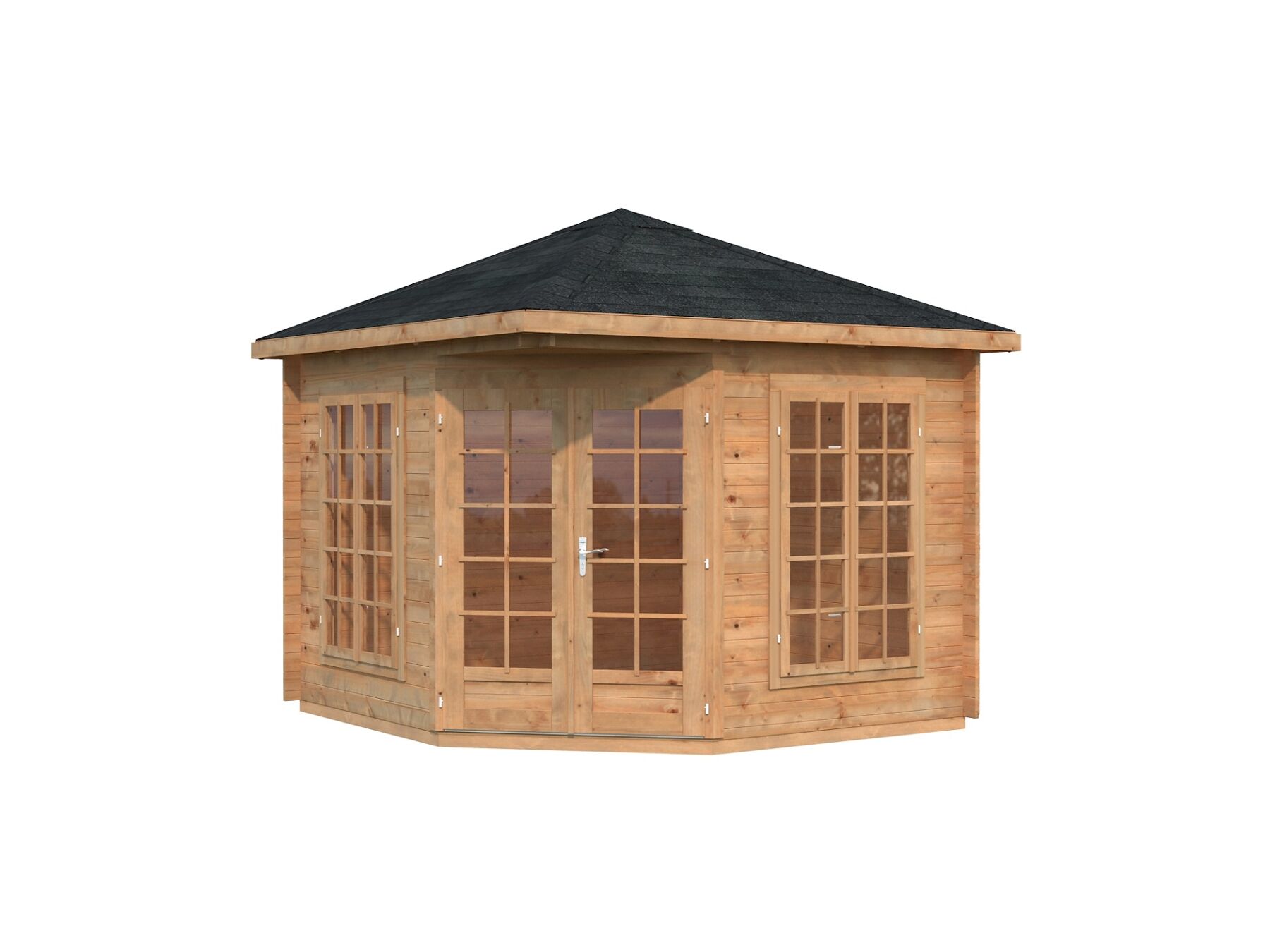 Pavillon Melanie 7,0 m² Hellbraun